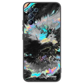 Picasee crna silikonska maskica za OPPO Reno 5 5G - Magnetic