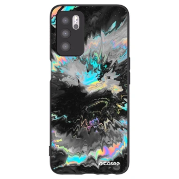 Picasee crna silikonska maskica za OPPO A16s - Magnetic