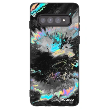 Picasee crna silikonska maskica za Samsung Galaxy S10 G973 - Magnetic