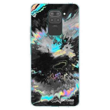 Picasee crna silikonska maskica za Xiaomi Redmi Note 9 - Magnetic