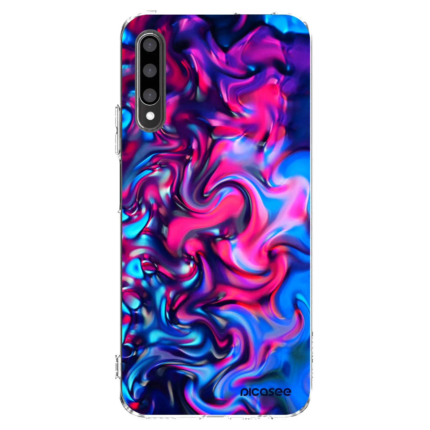 Picasee silikonska prozirna maskica za Honor 9X Pro - Redlight