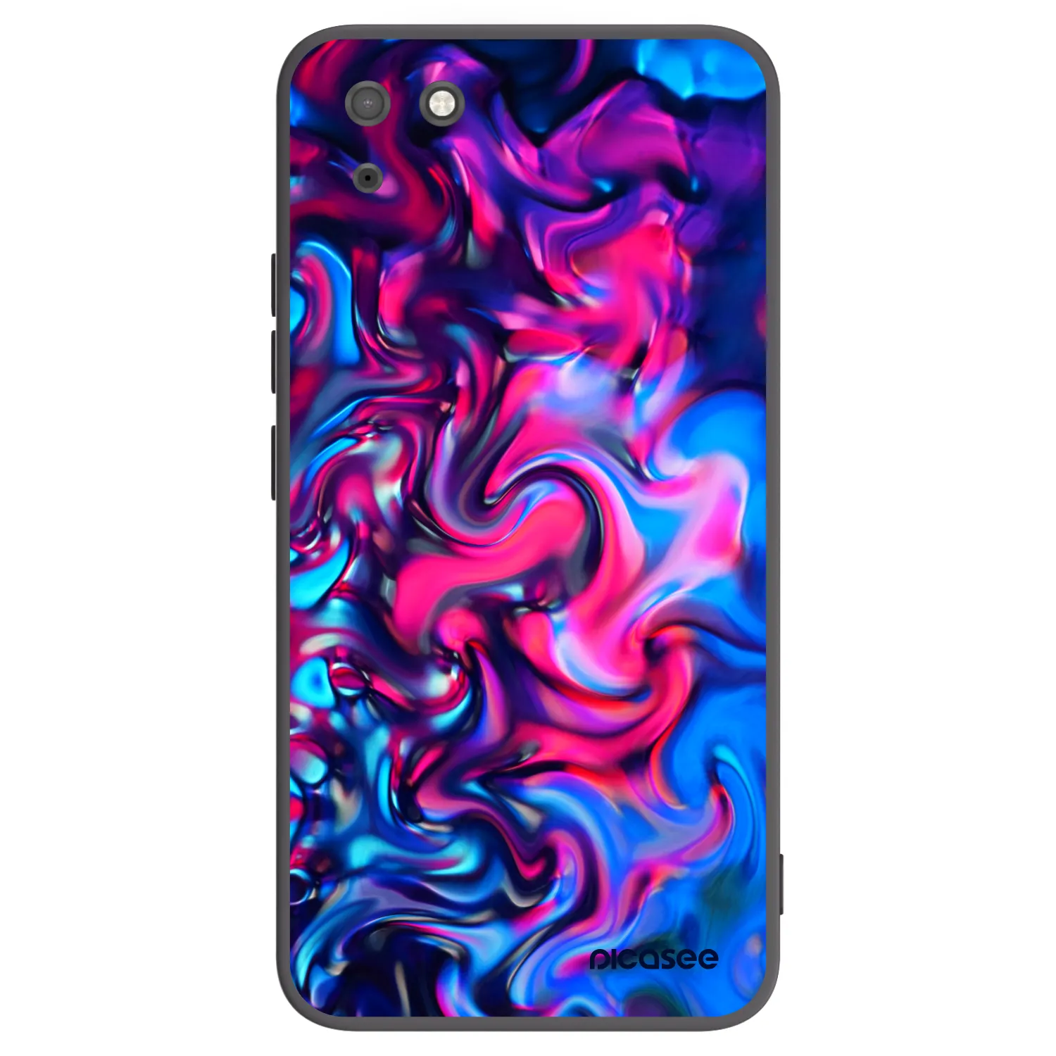 Picasee crna silikonska maskica za Huawei Y5P - Redlight