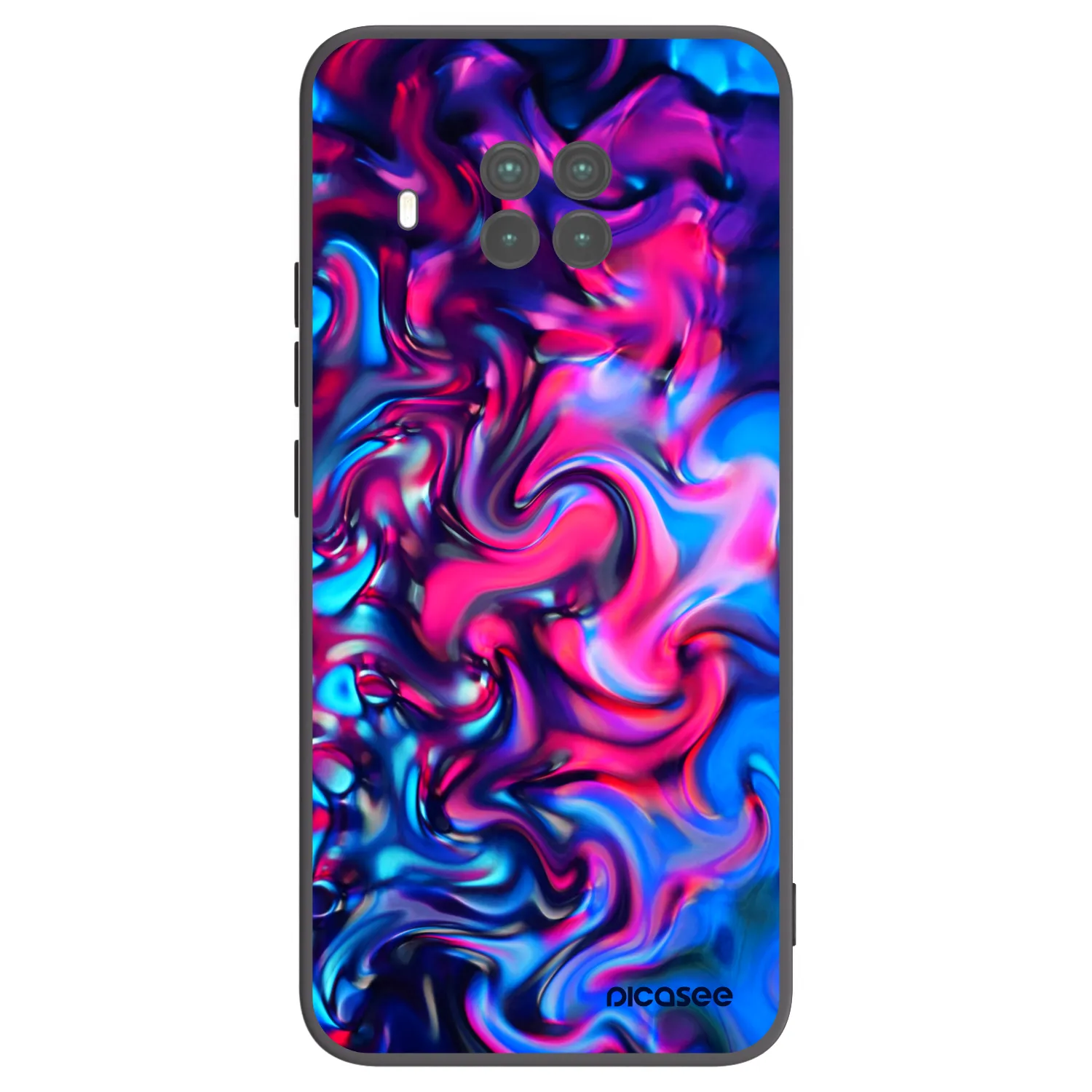 Picasee crna silikonska maskica za Xiaomi Mi 10T Lite - Redlight