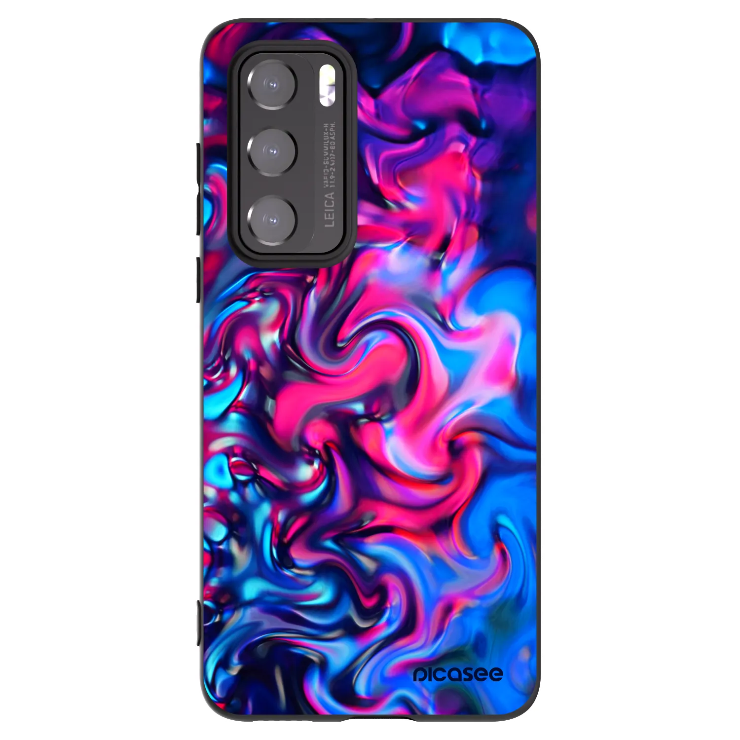 Picasee crna silikonska maskica za Huawei P40 - Redlight