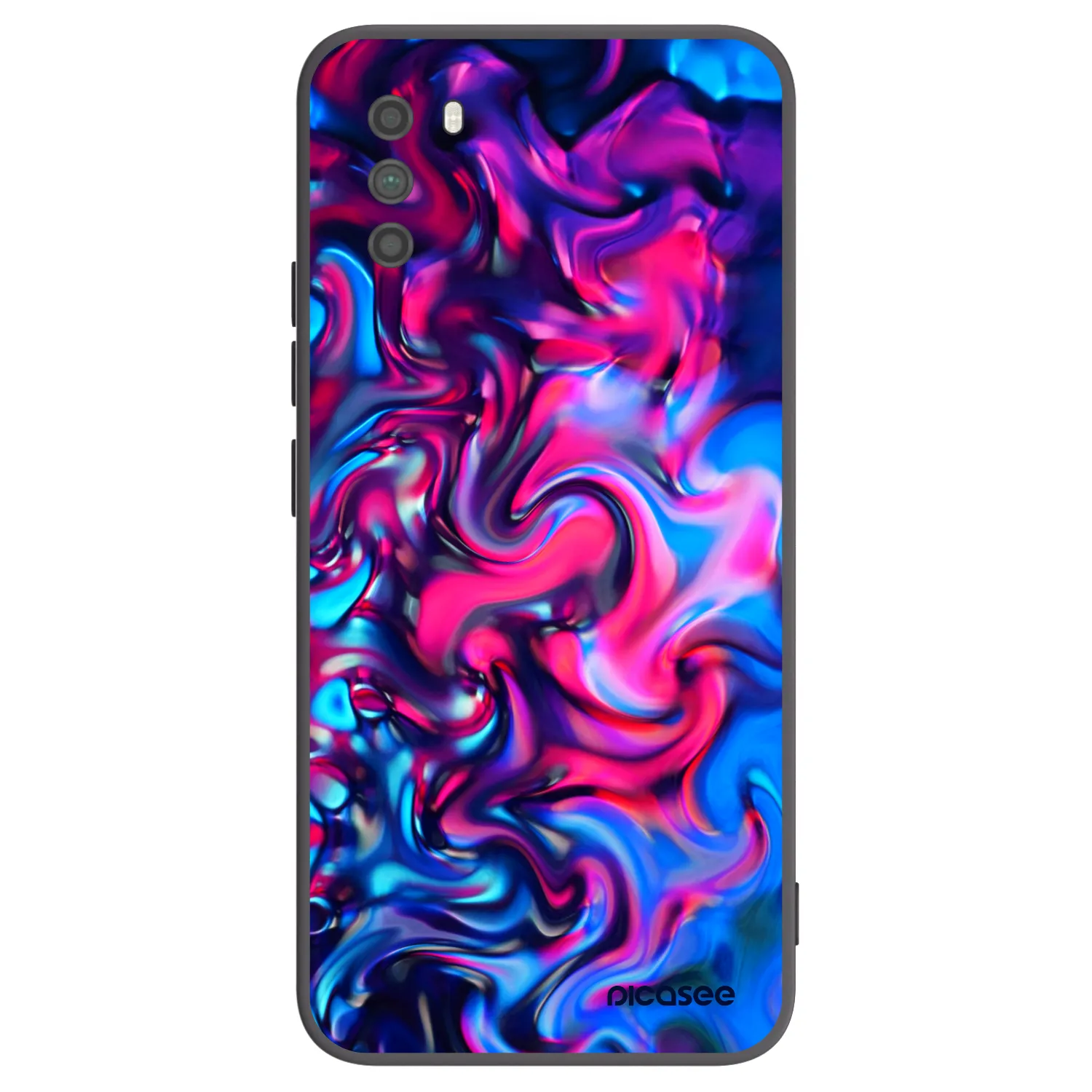 Picasee crna silikonska maskica za Xiaomi Poco M3 - Redlight