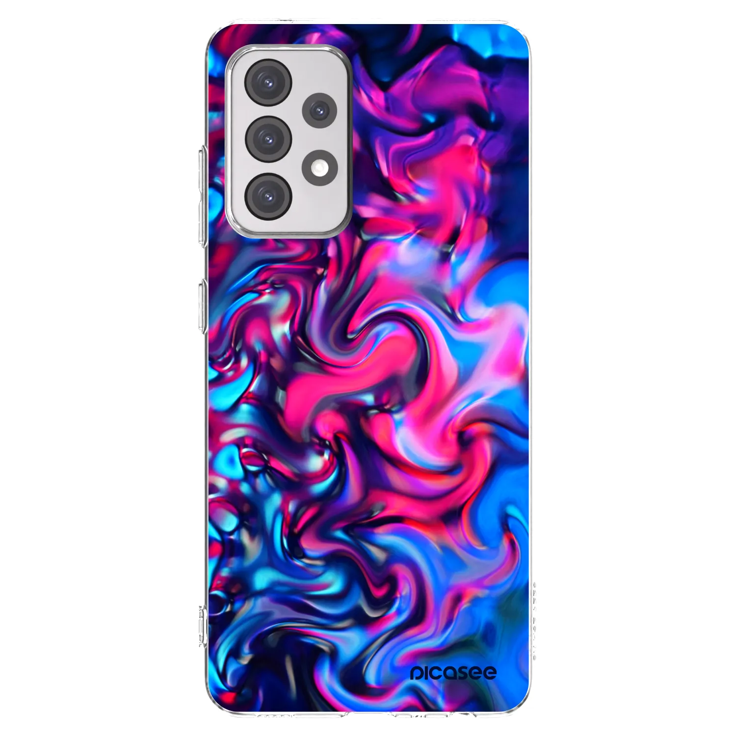 Picasee silikonska prozirna maskica za Samsung Galaxy A52 5G A525F - Redlight