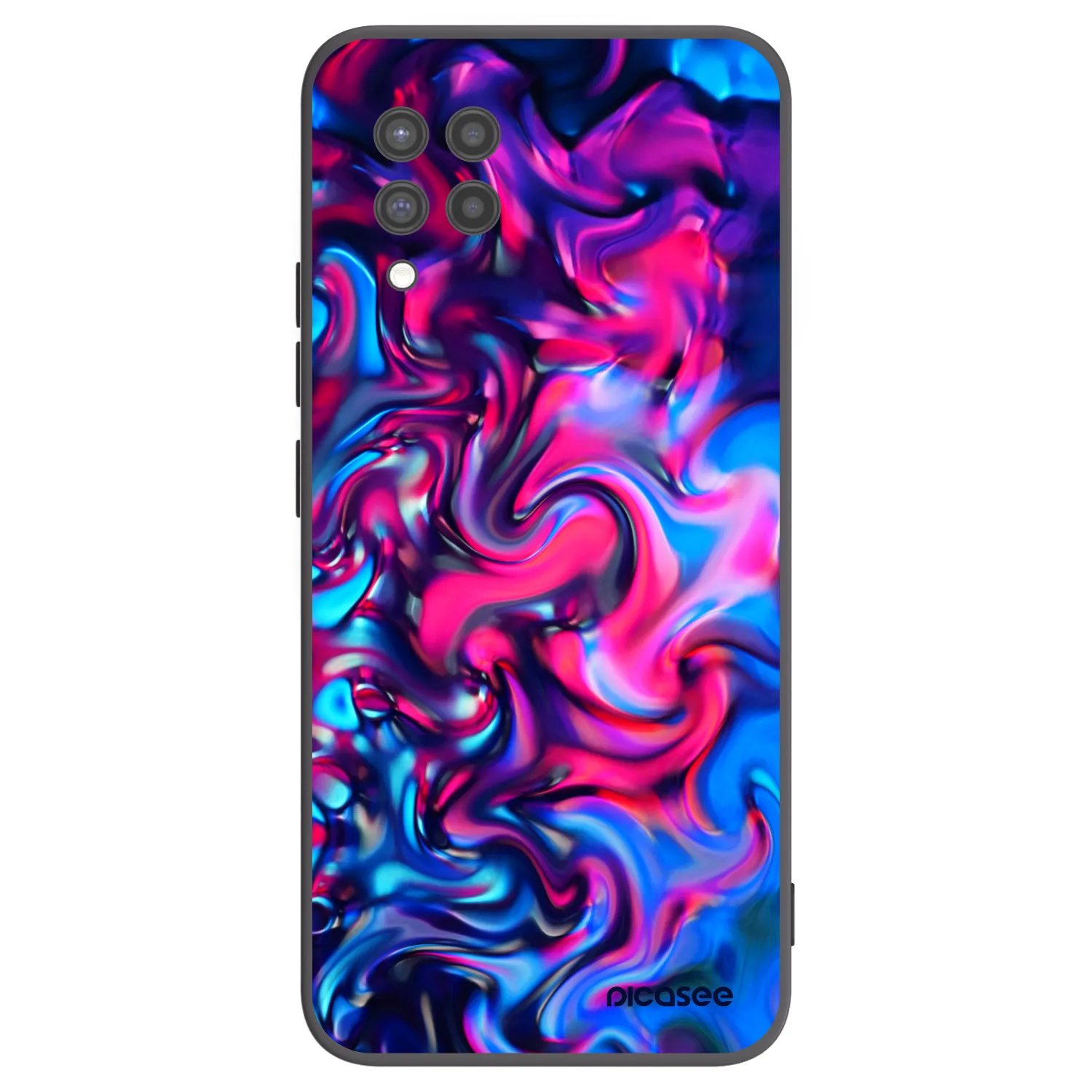 Picasee crna silikonska maskica za Samsung Galaxy A42 A426B - Redlight