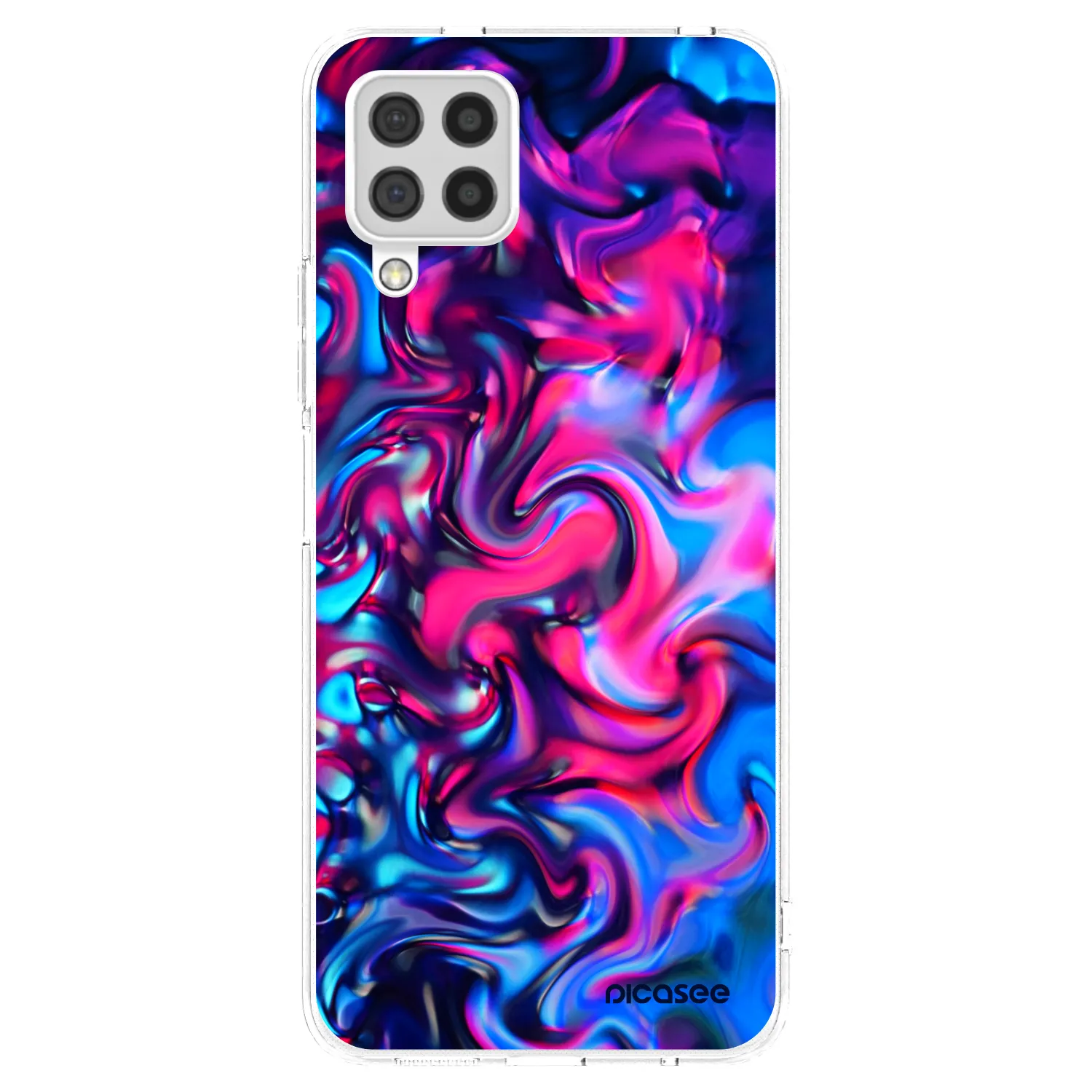 Picasee silikonska prozirna maskica za Samsung Galaxy A22 A225F 4G - Redlight