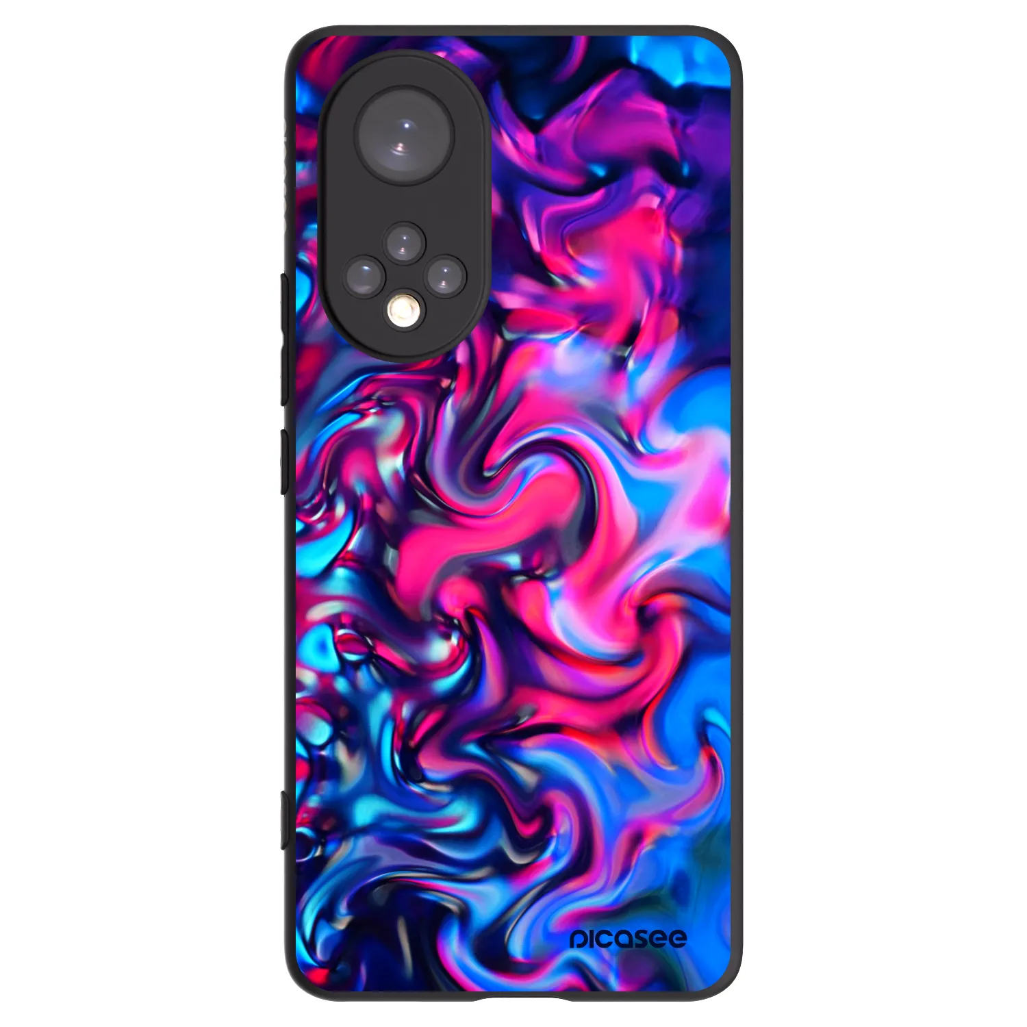 Picasee crna silikonska maskica za Honor 50 5G - Redlight