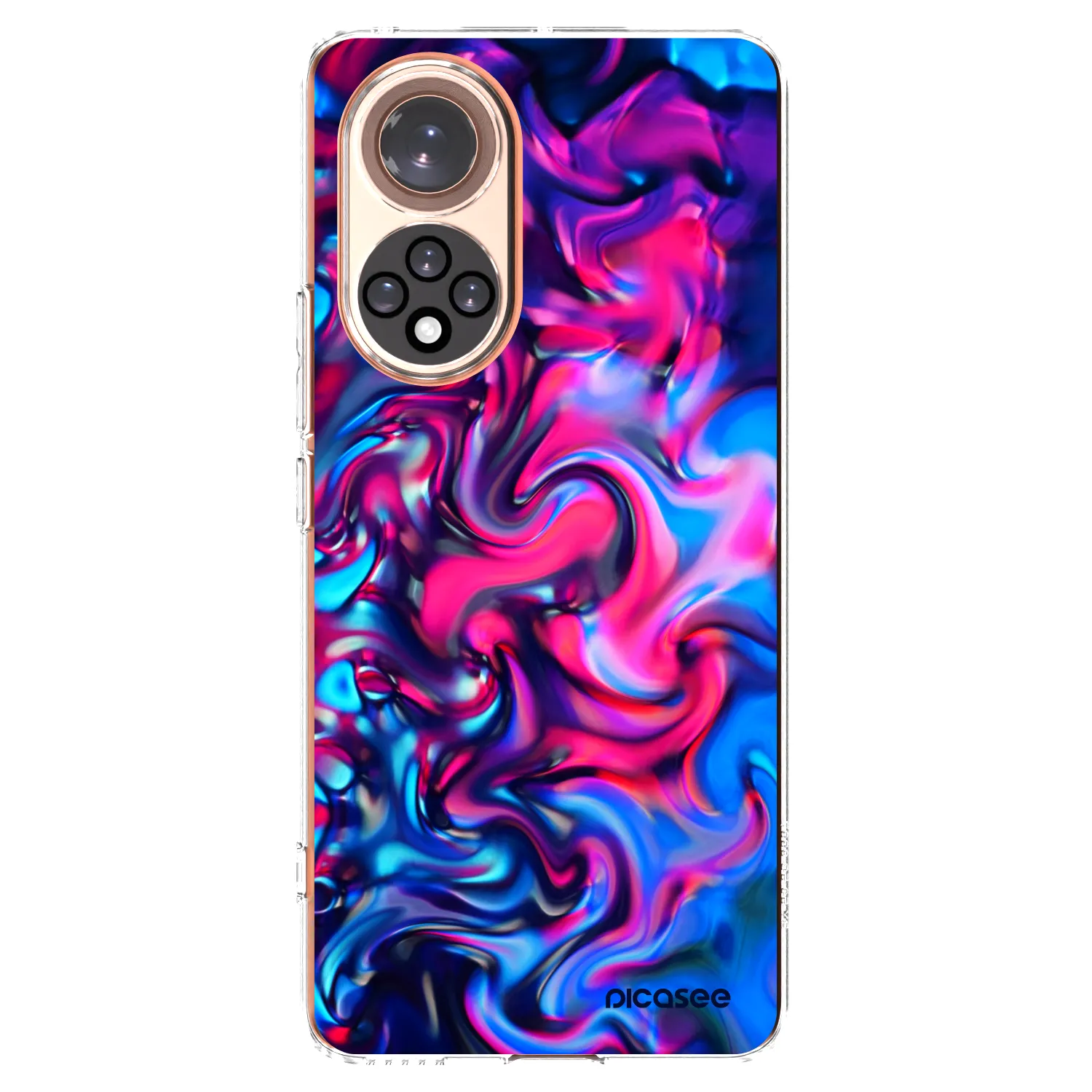 Picasee silikonska prozirna maskica za Honor 50 5G - Redlight