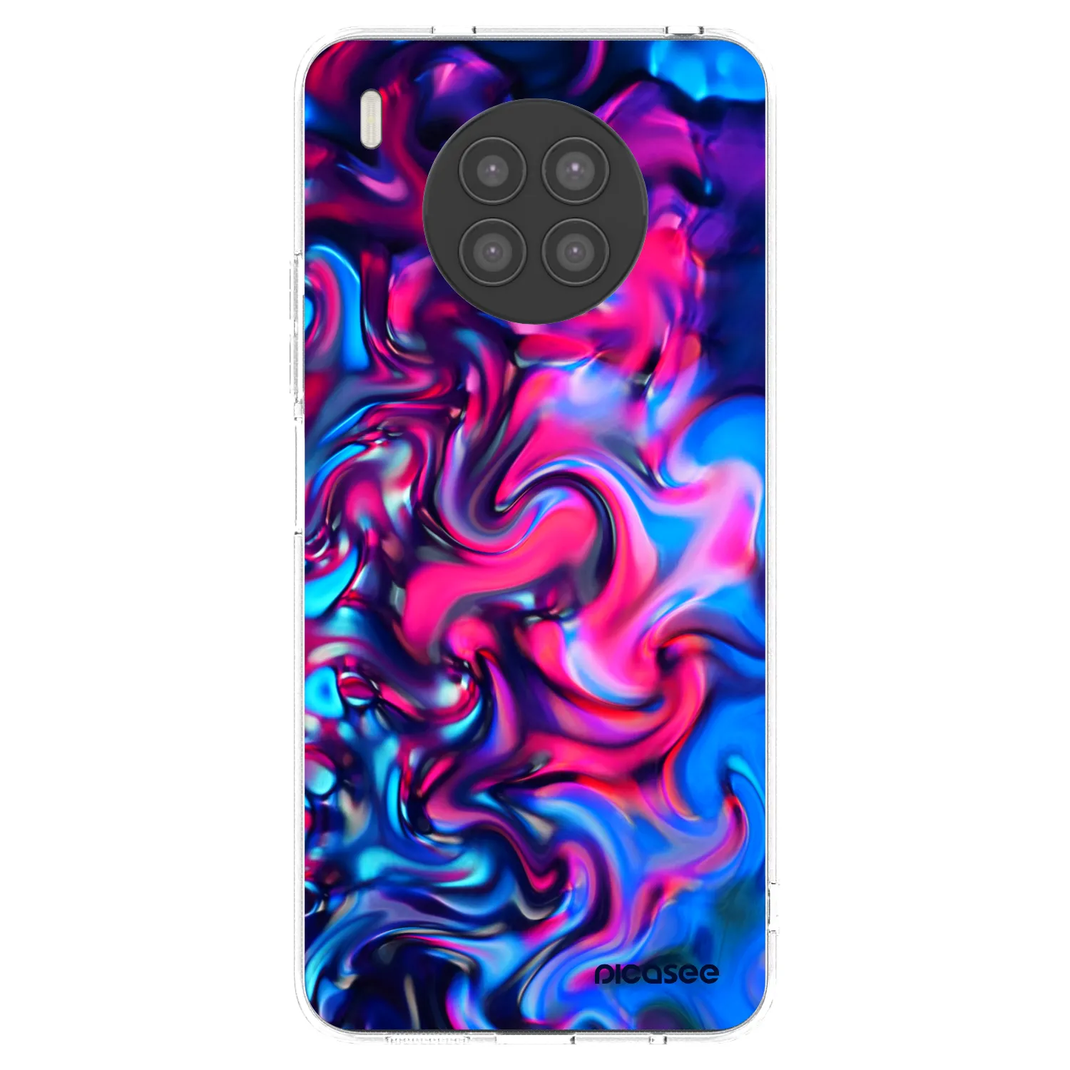Picasee silikonska prozirna maskica za Huawei Nova 8i - Redlight
