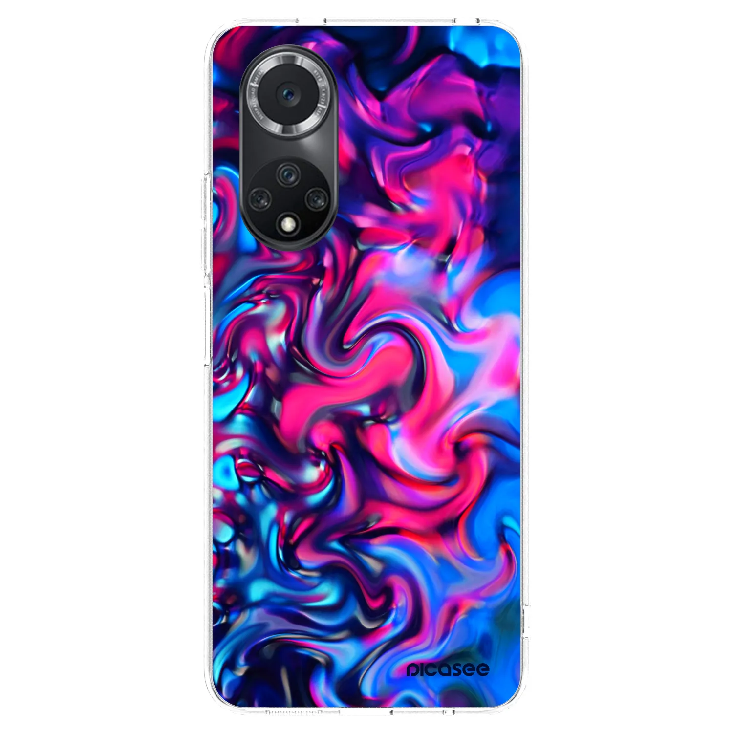Picasee silikonska prozirna maskica za Huawei Nova 9 SE - Redlight