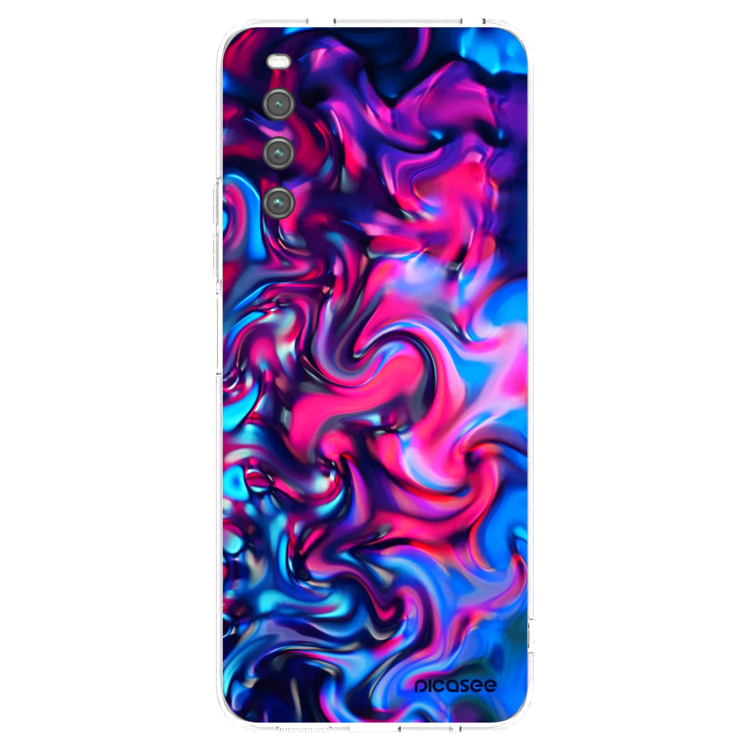 Picasee silikonska prozirna maskica za Sony Xperia 10 IV 5G - Redlight