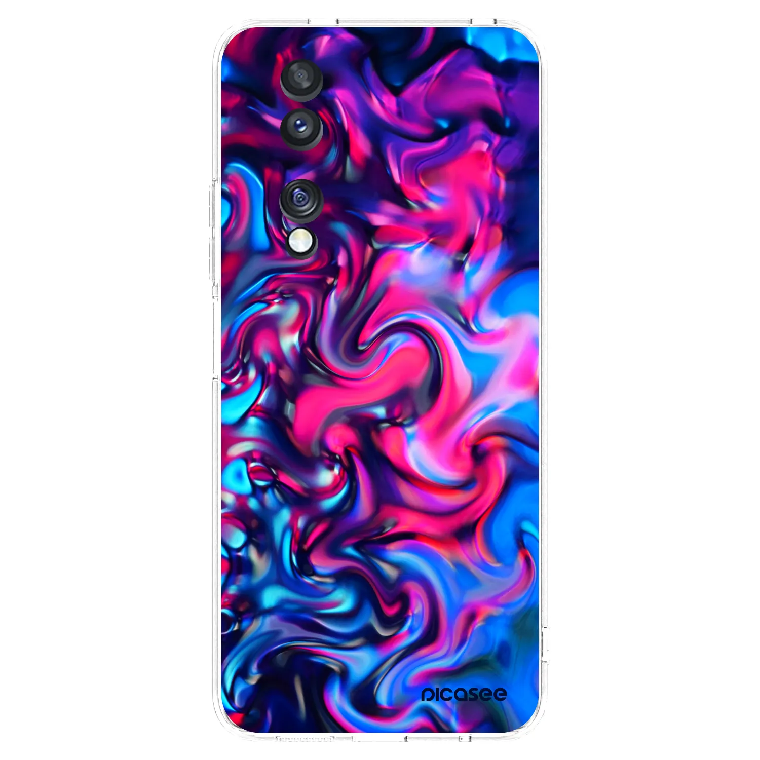Picasee silikonska prozirna maskica za Honor 70 - Redlight