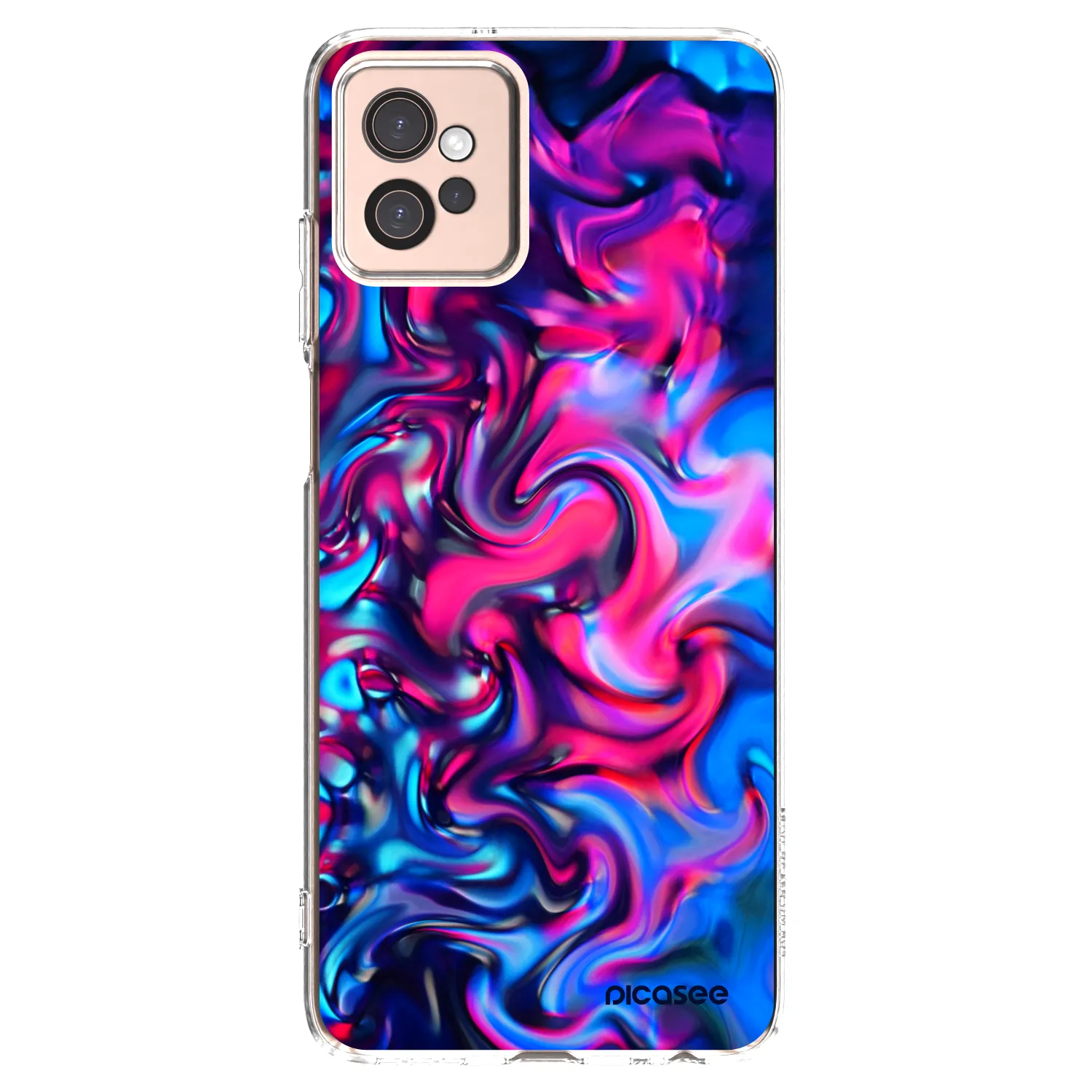 Picasee silikonska prozirna maskica za Motorola Moto G32 - Redlight