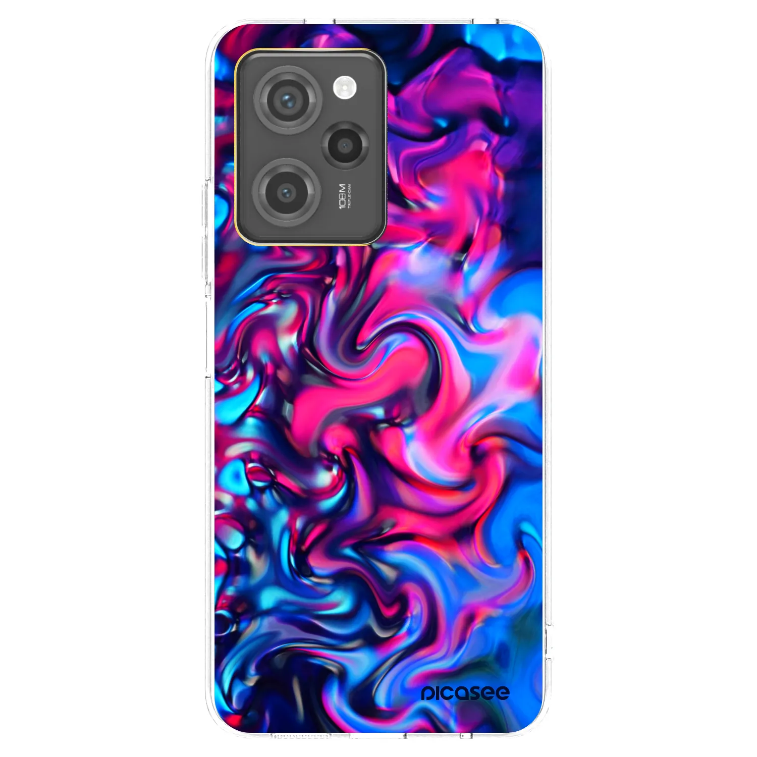 Picasee silikonska prozirna maskica za Xiaomi Poco X5 Pro - Redlight