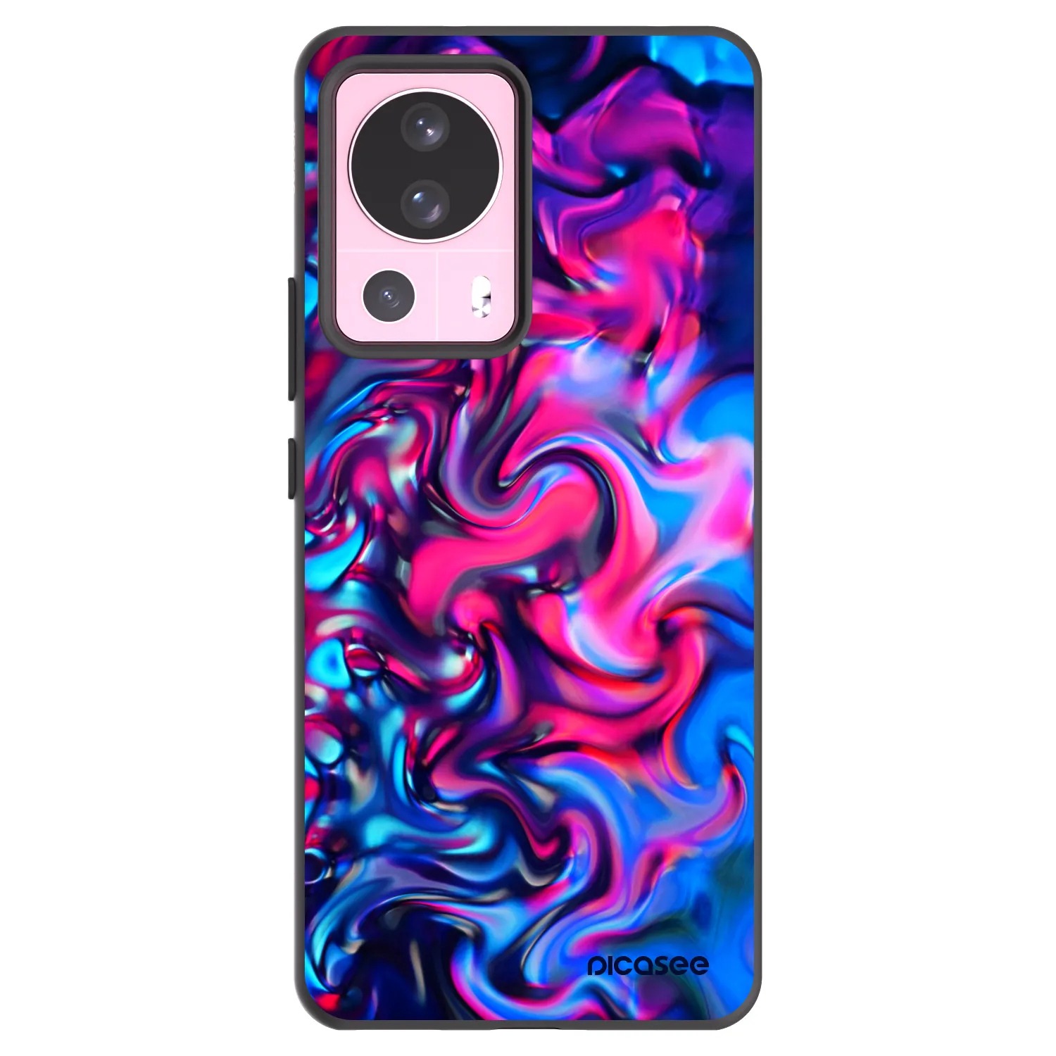 Picasee crna silikonska maskica za Xiaomi 13 Lite - Redlight