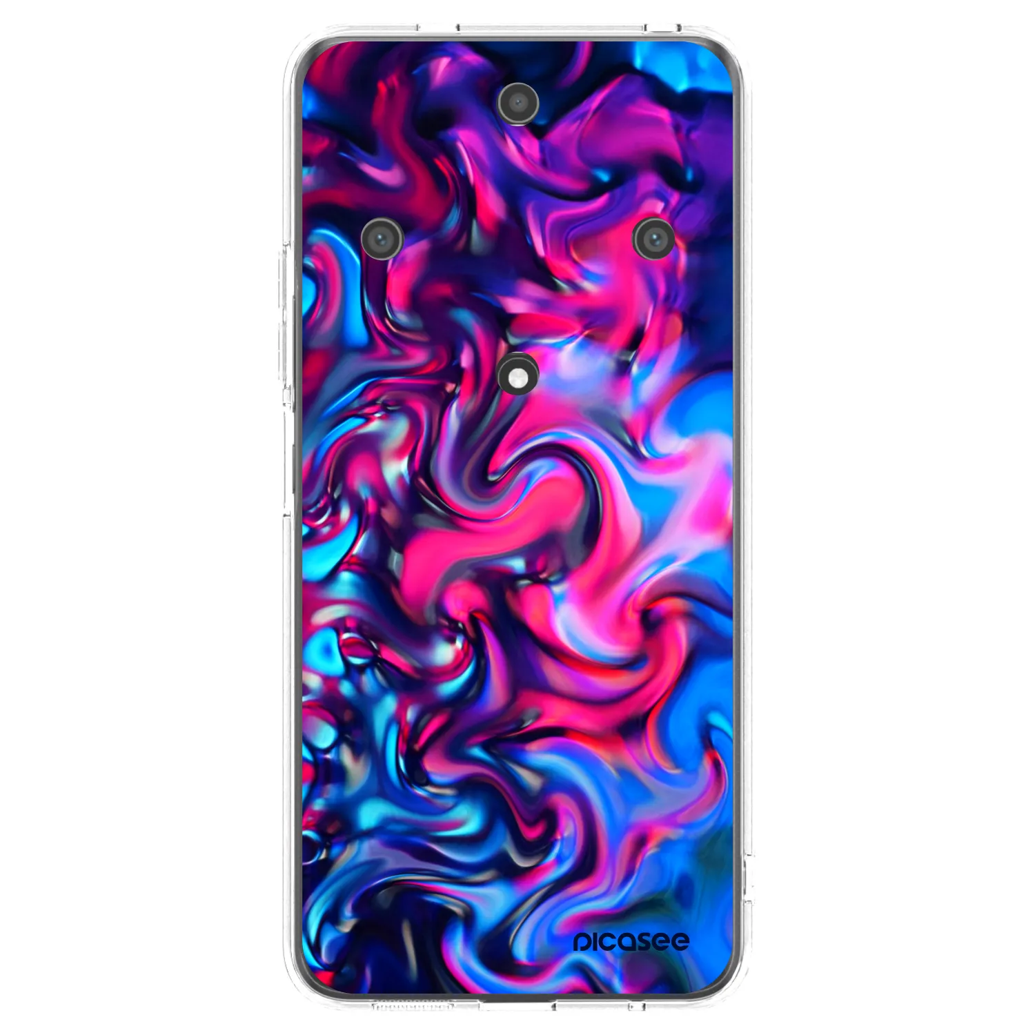Picasee silikonska prozirna maskica za Honor Magic5 Lite 5G - Redlight