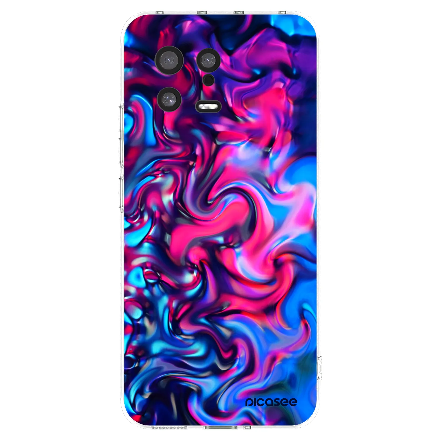 Picasee silikonska prozirna maskica za Xiaomi 13 - Redlight