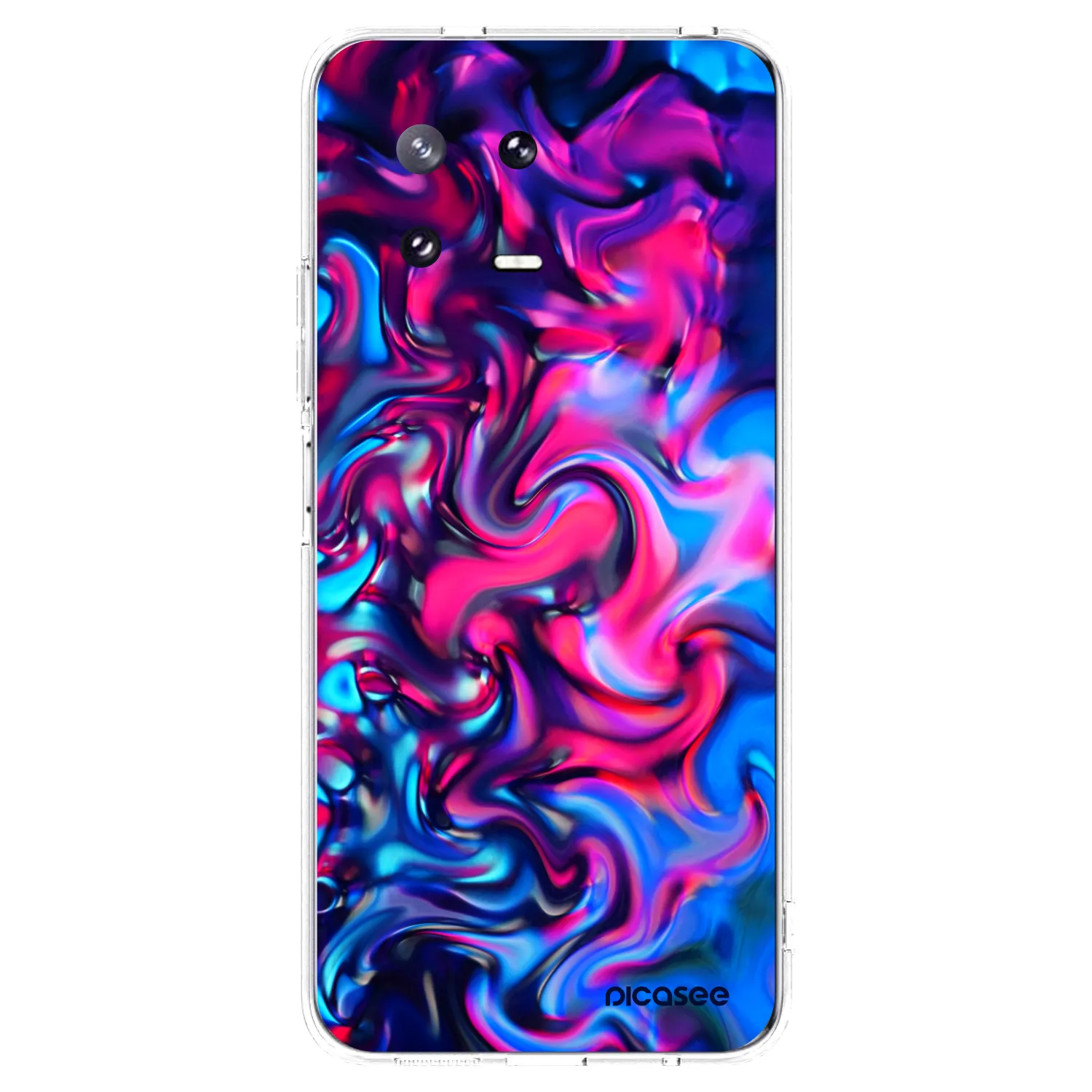 Picasee silikonska prozirna maskica za Xiaomi 13 Pro - Redlight