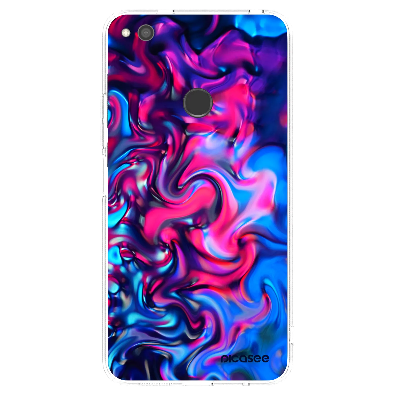 Picasee silikonska prozirna maskica za Huawei P9 Lite 2017 - Redlight