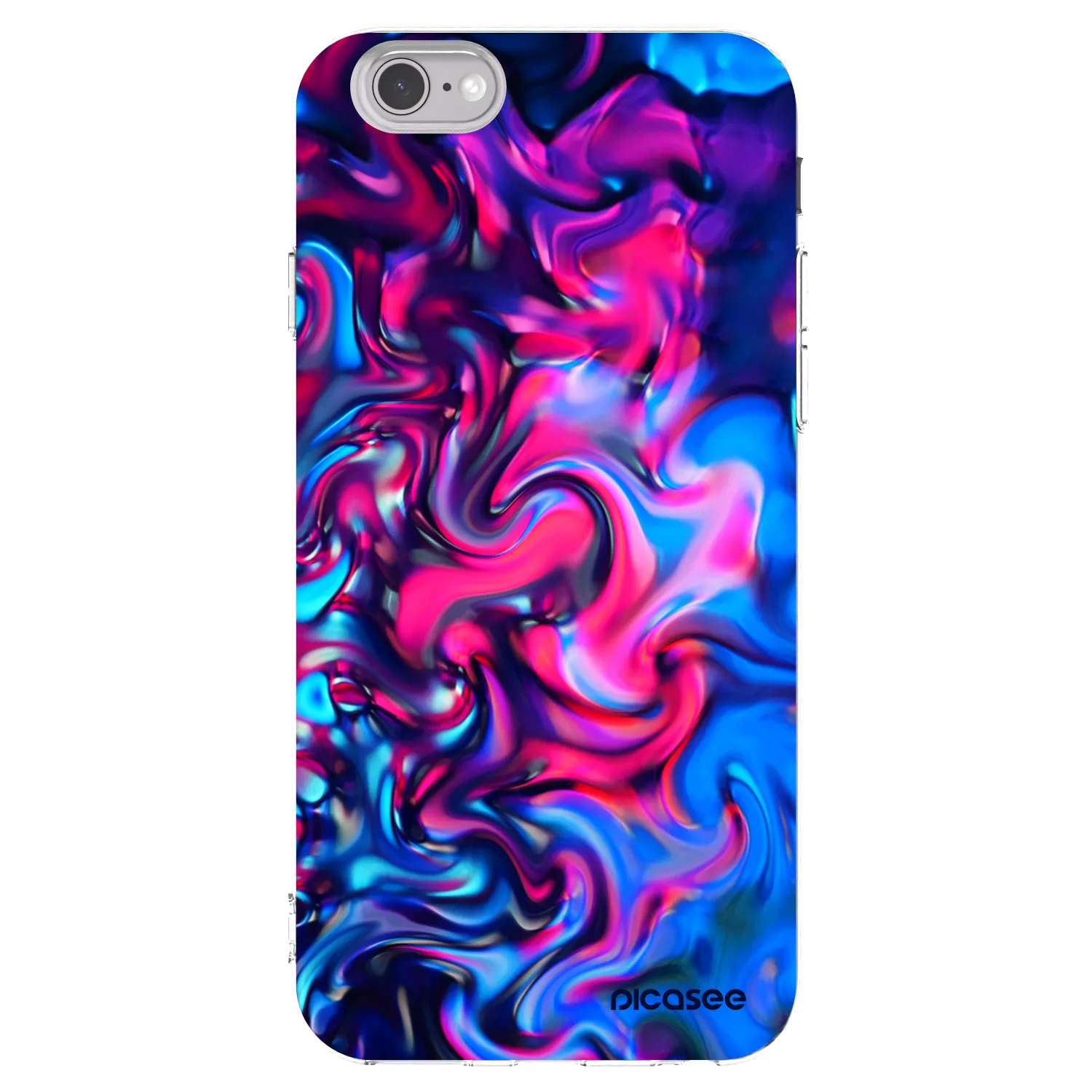 Picasee silikonska prozirna maskica za Apple iPhone 6/6S - Redlight