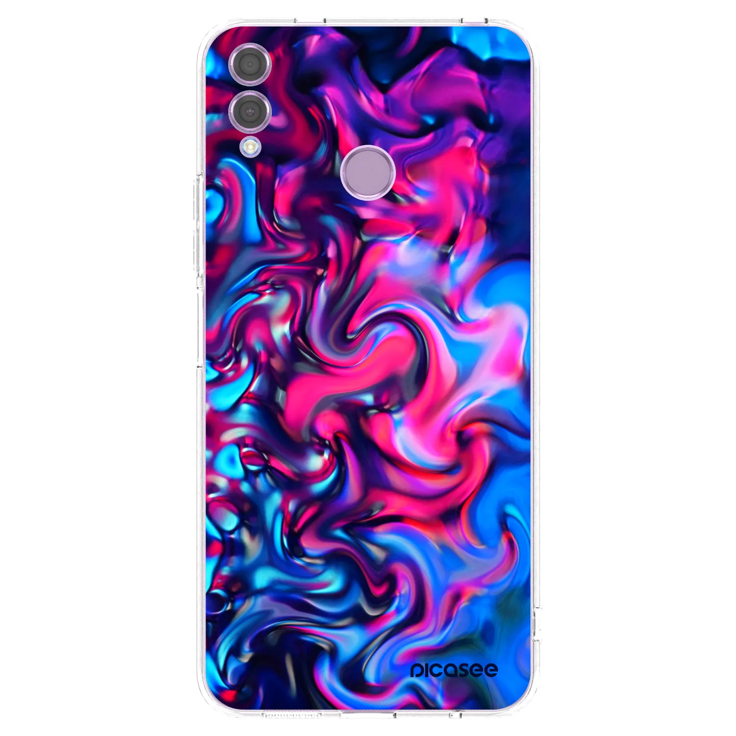 Picasee silikonska prozirna maskica za Honor 8X - Redlight