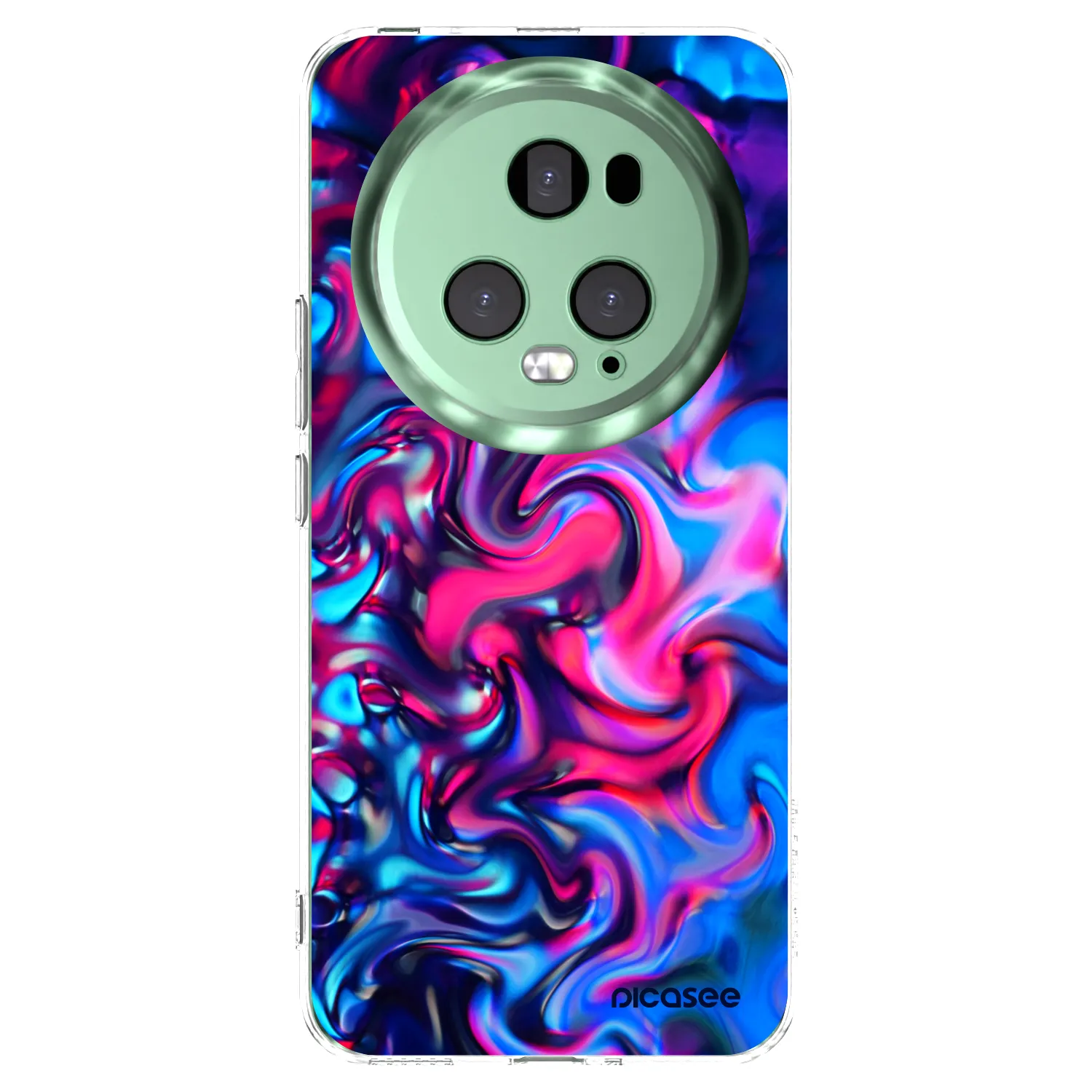 Picasee silikonska prozirna maskica za Honor Magic5 Pro - Redlight