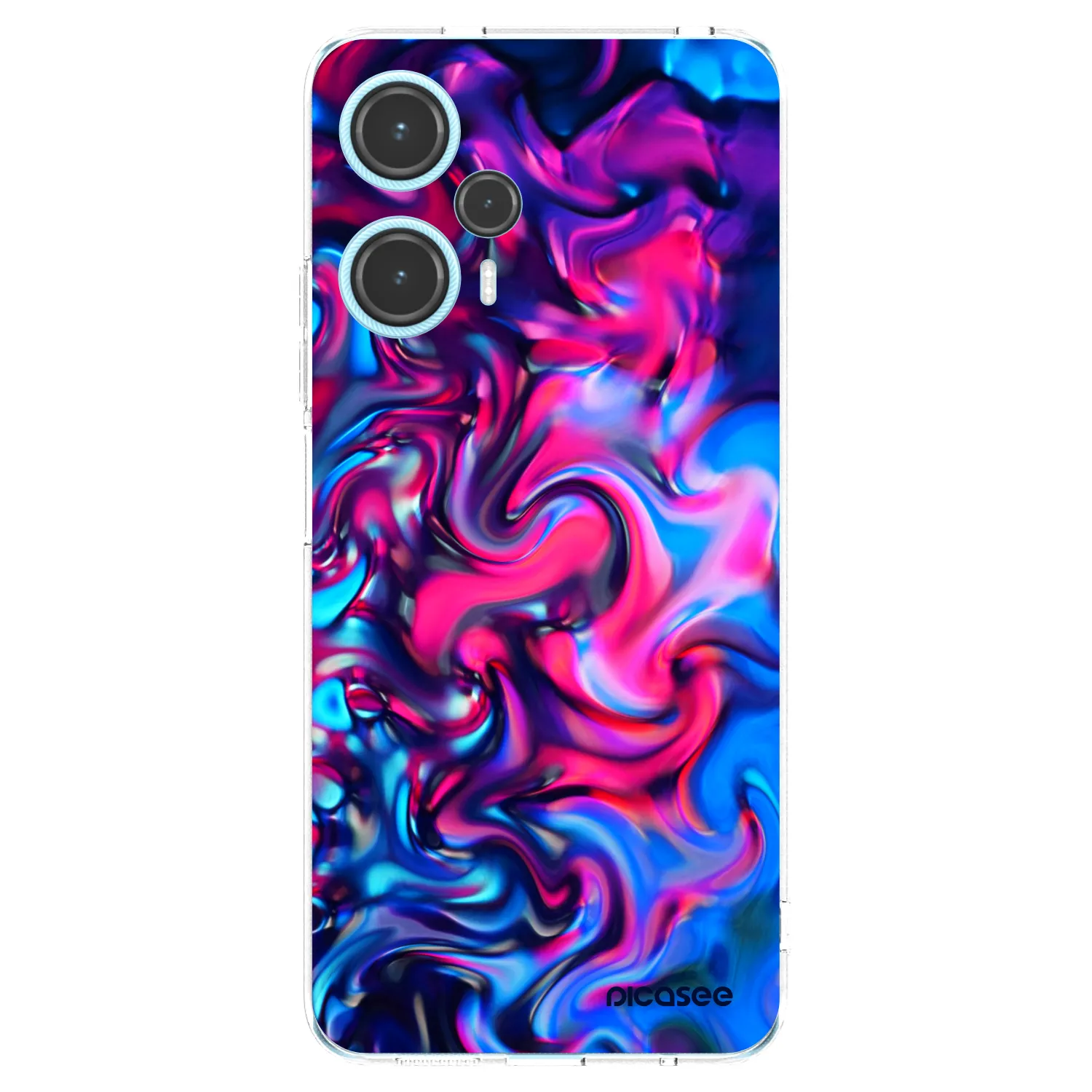 Picasee silikonska prozirna maskica za Xiaomi Poco F5 - Redlight