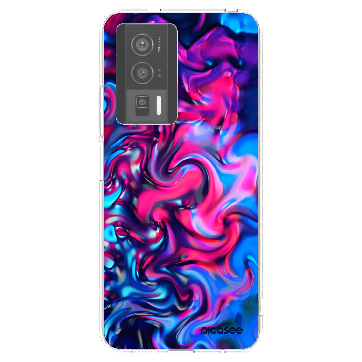 Picasee silikonska prozirna maskica za Xiaomi Poco F5 Pro 5G - Redlight