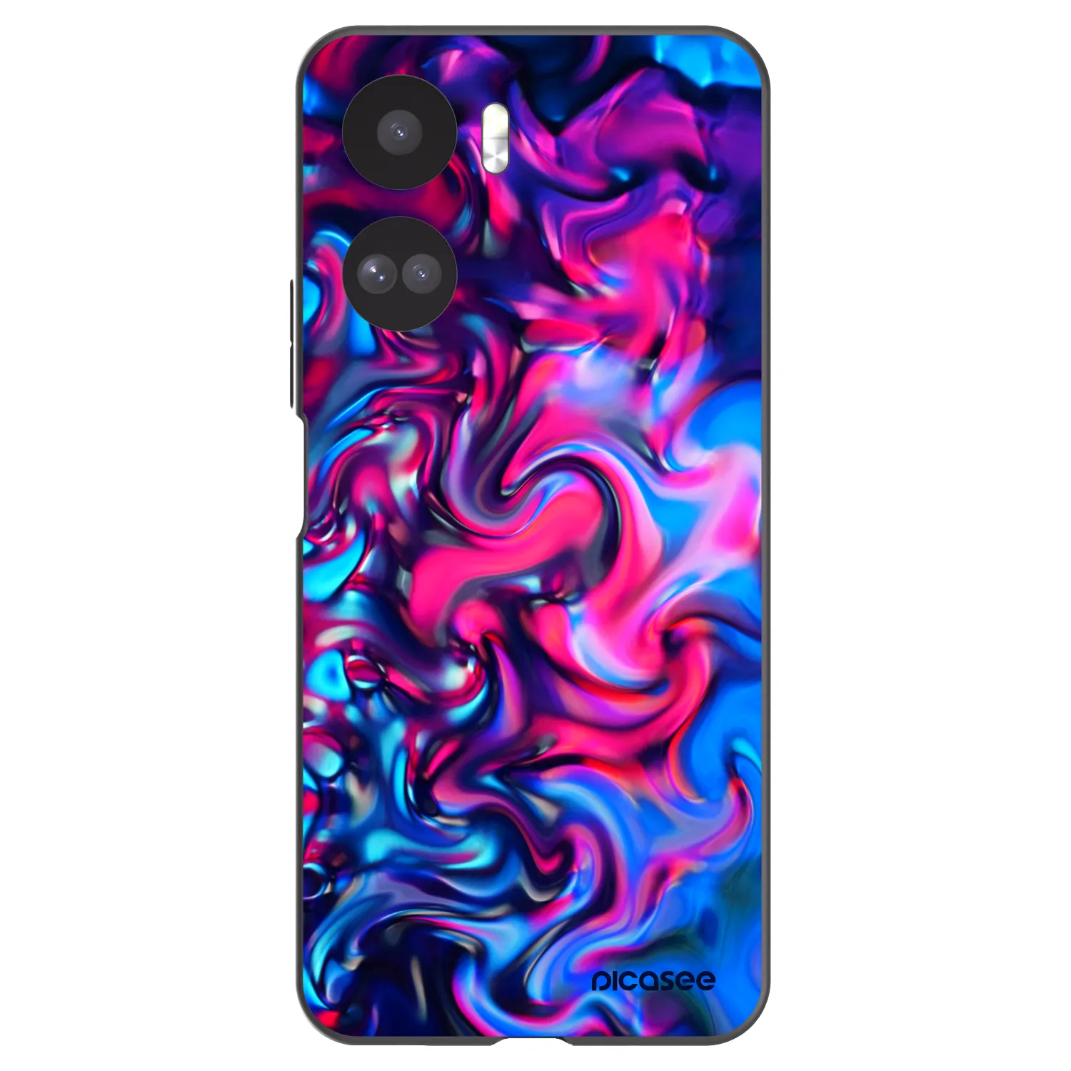 Picasee crna silikonska maskica za Honor 90 Lite 5G - Redlight