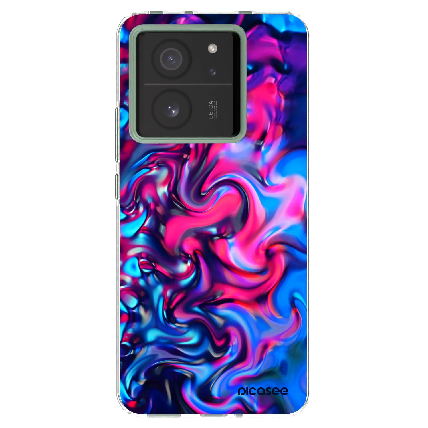 Picasee silikonska prozirna maskica za Xiaomi 13T Pro - Redlight