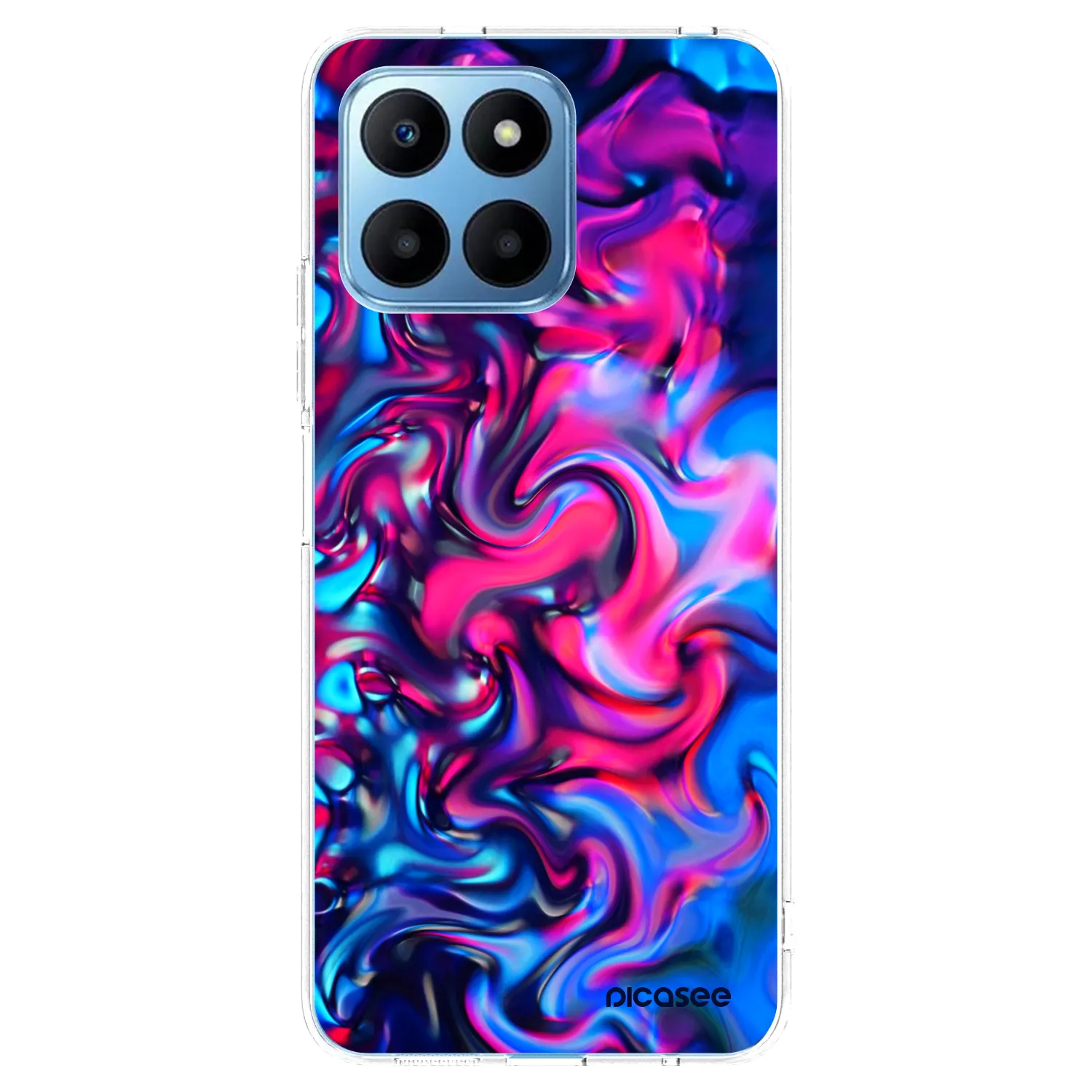Picasee silikonska prozirna maskica za Honor 70 Lite - Redlight