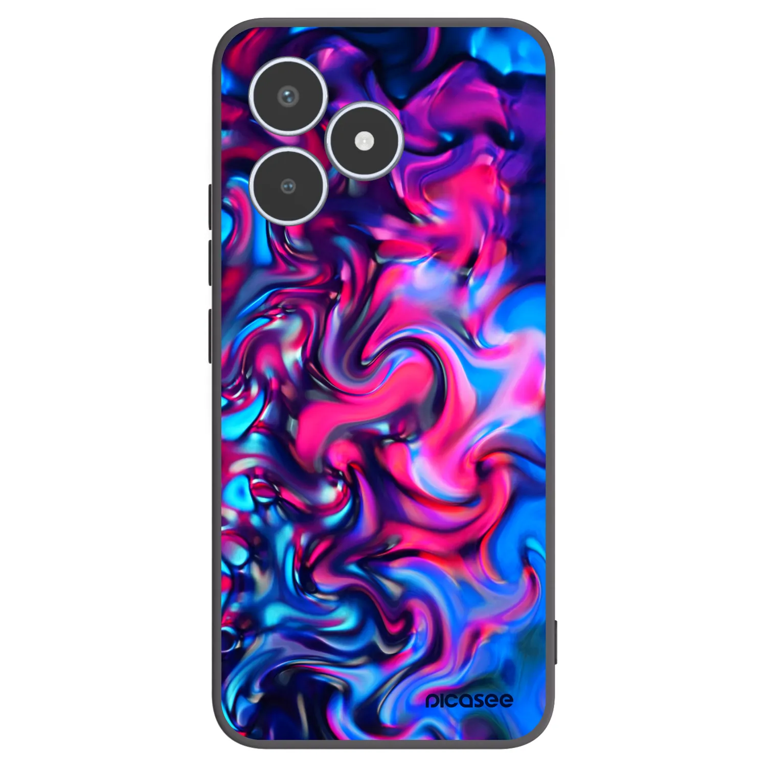 Picasee crna silikonska maskica za Realme C53 - Redlight