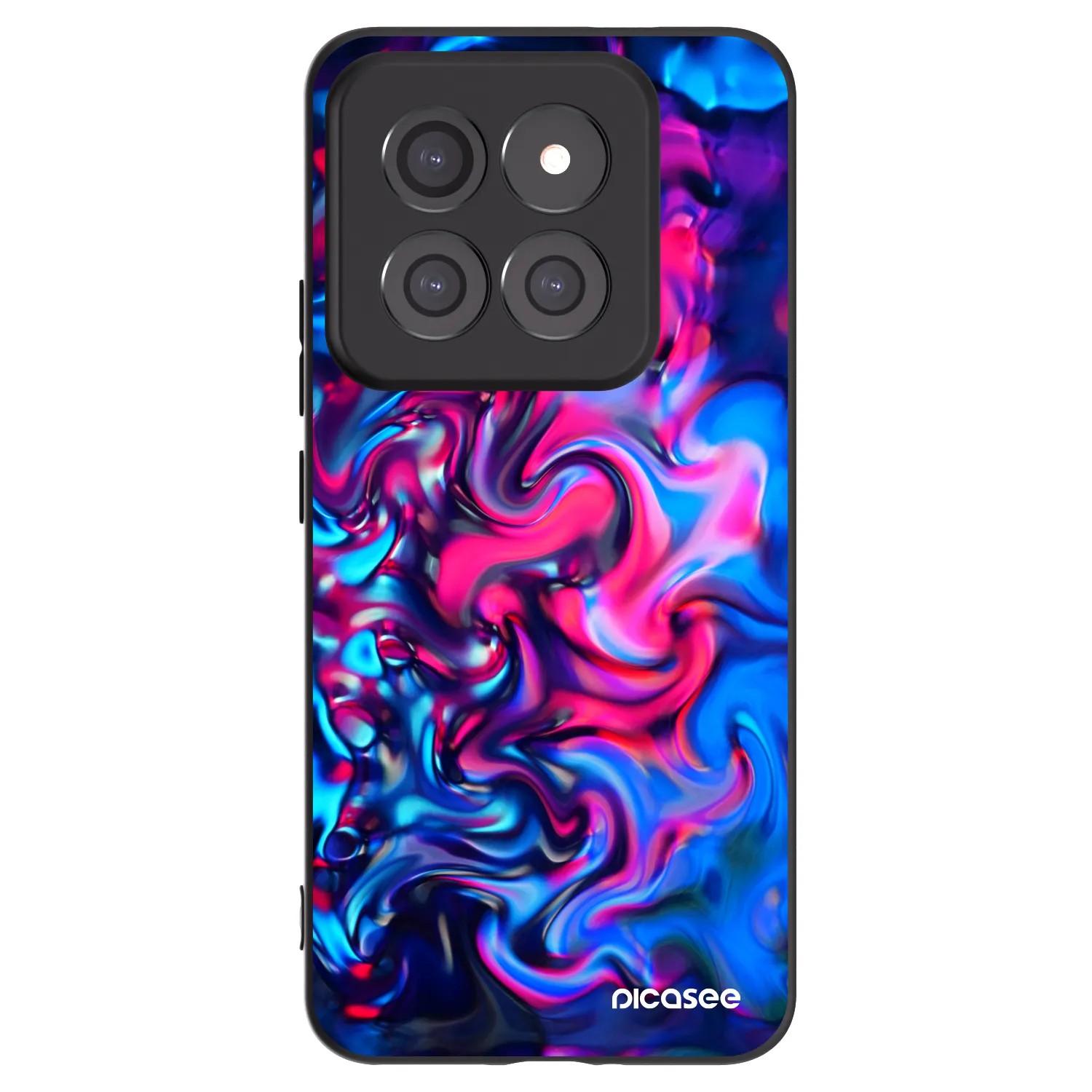 Picasee crna silikonska maskica za Xiaomi 14 Pro - Redlight
