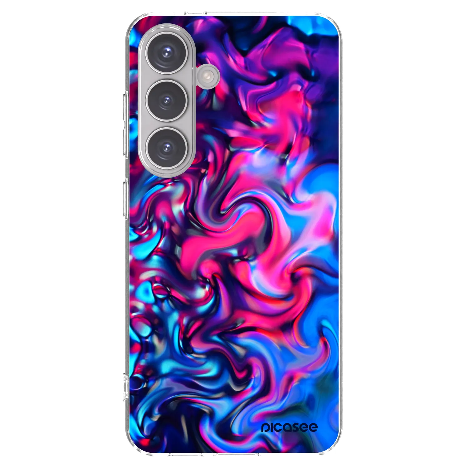 Picasee silikonska prozirna maskica za Samsung Galaxy S24 S921B 5G - Redlight