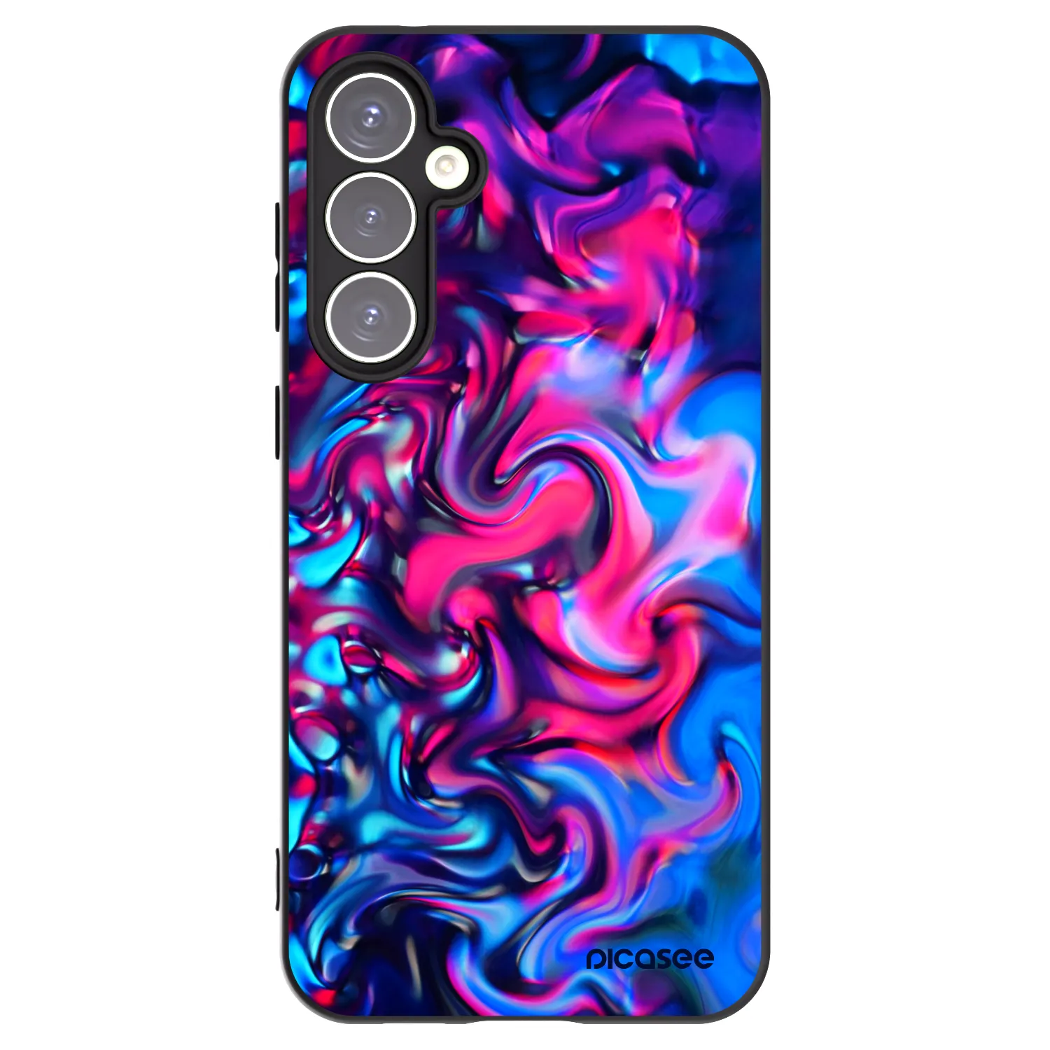 Picasee crna silikonska maskica za Samsung Galaxy S23 FE S711B - Redlight