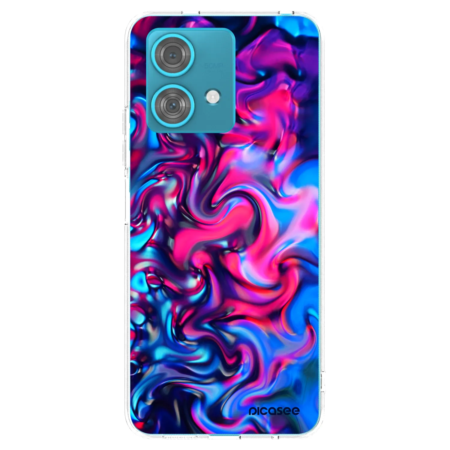 Picasee silikonska prozirna maskica za Motorola Edge 40 Neo - Redlight