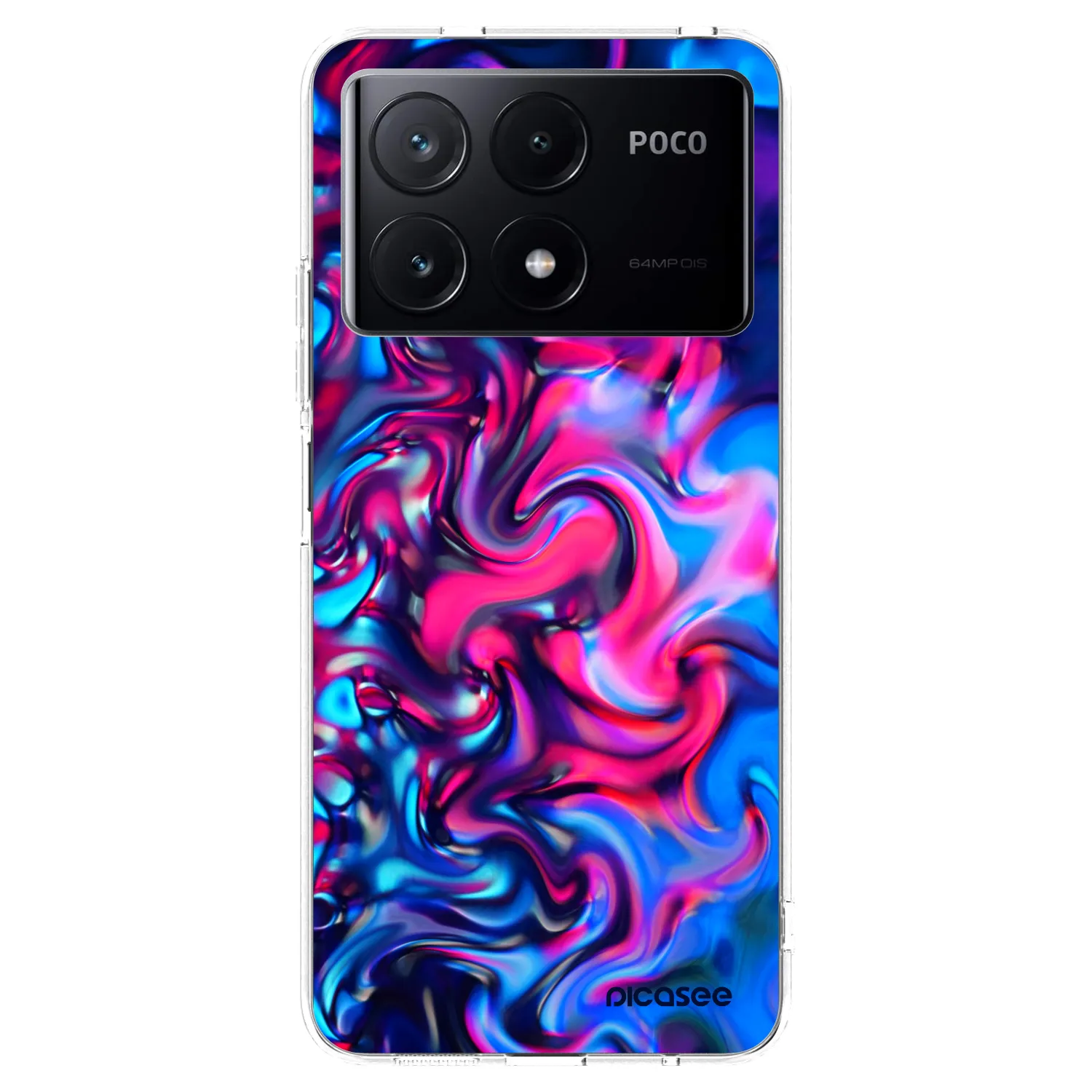 Picasee silikonska prozirna maskica za Xiaomi Poco X6 Pro - Redlight