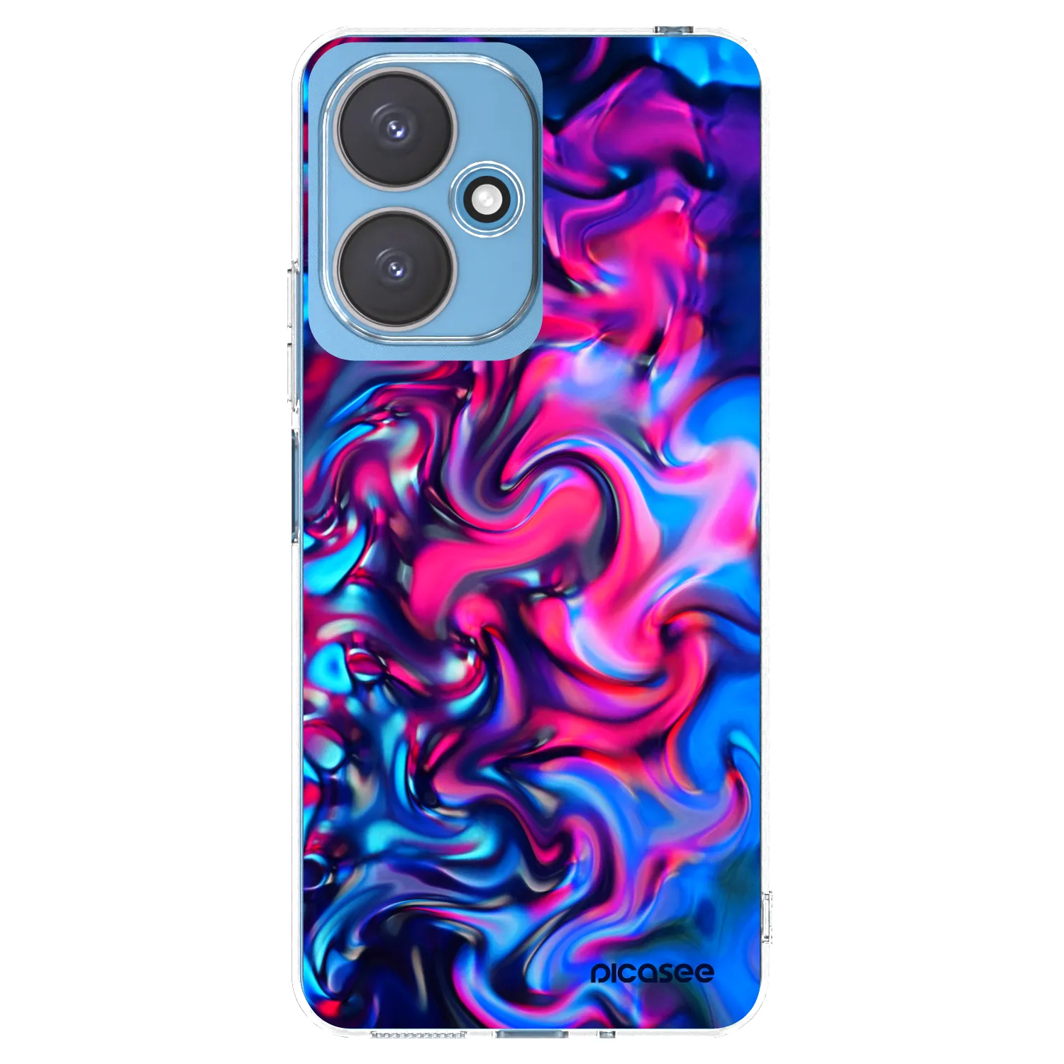 Picasee silikonska prozirna maskica za Xiaomi Redmi 13C 5G - Redlight