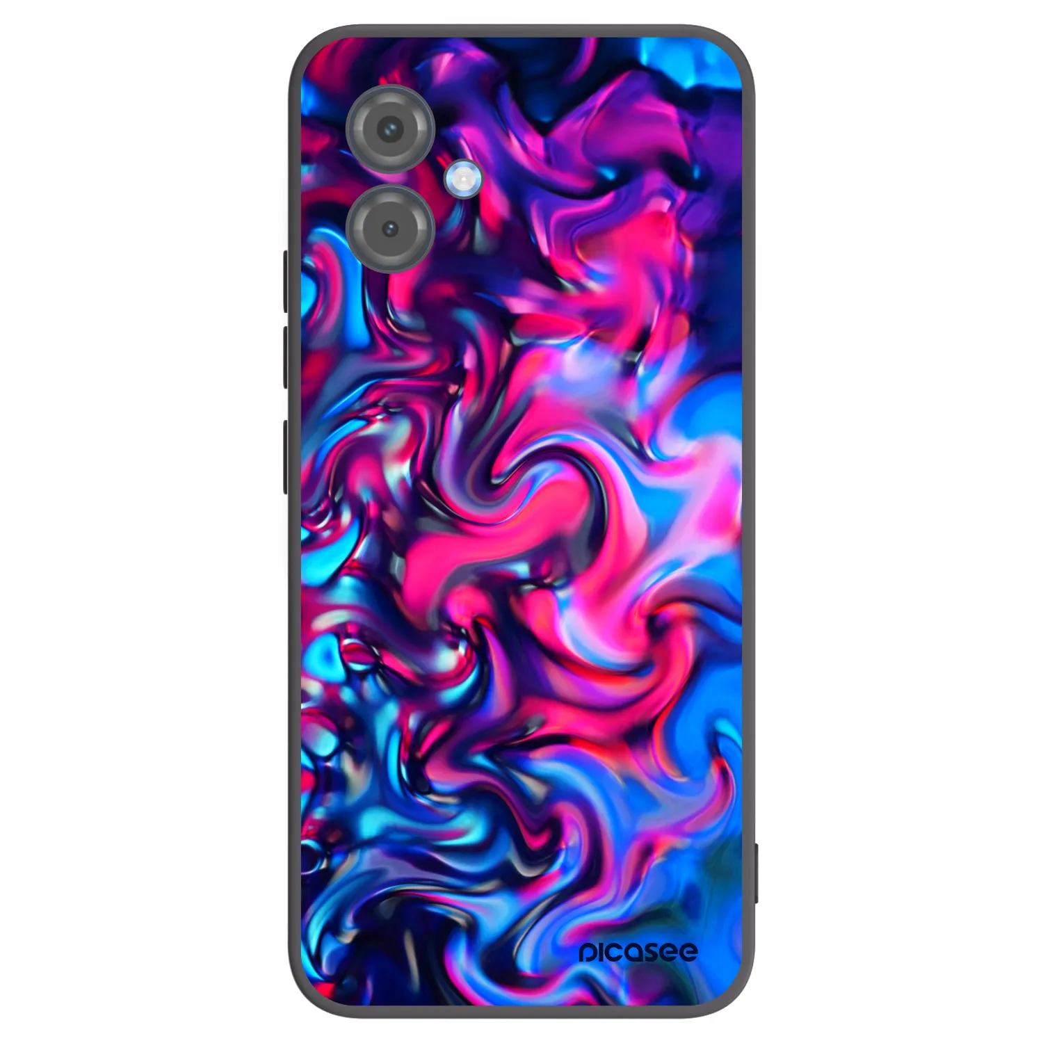 Picasee crna silikonska maskica za Motorola Moto G14 - Redlight