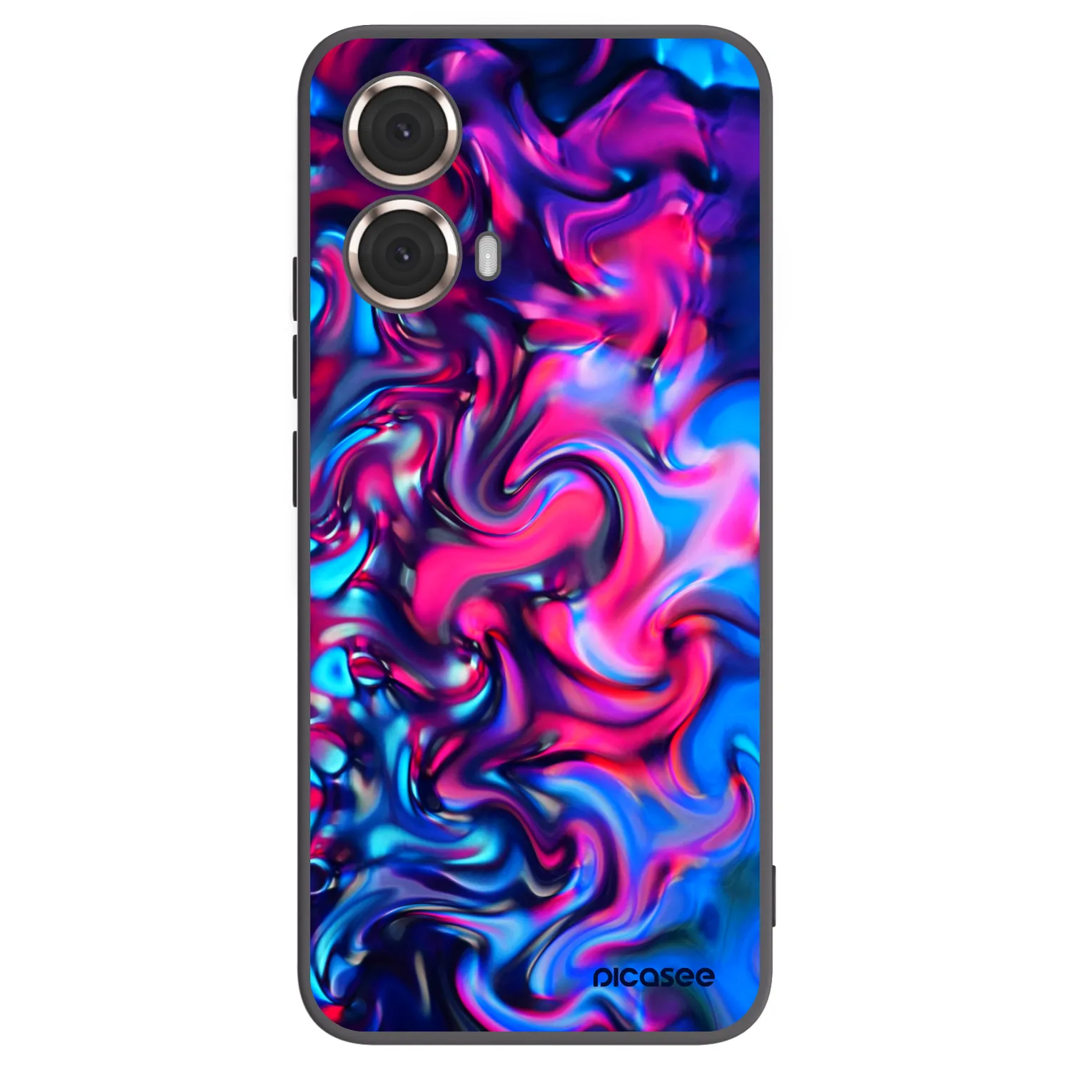 Picasee crna silikonska maskica za Motorola Moto G85 - Redlight