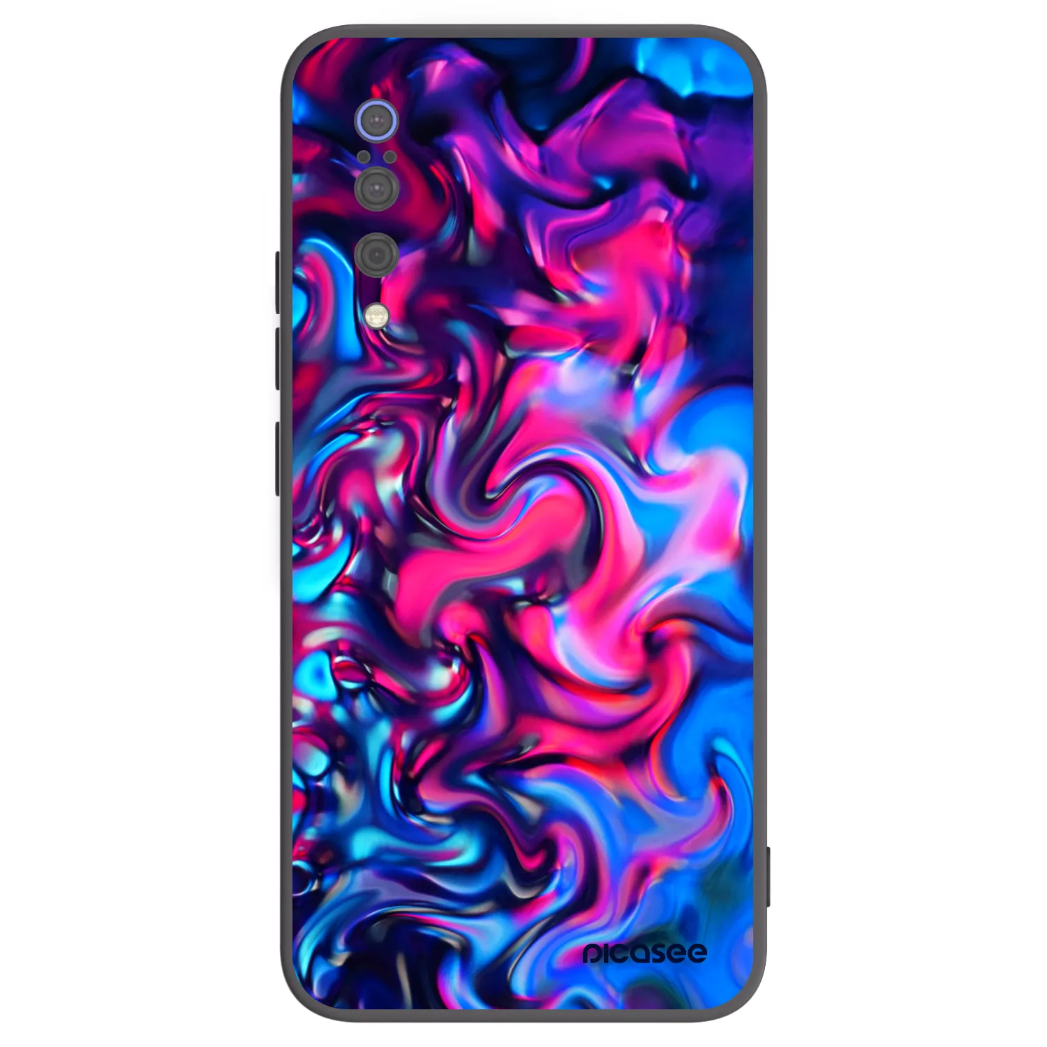 Picasee crna silikonska maskica za Xiaomi Mi 9 - Redlight