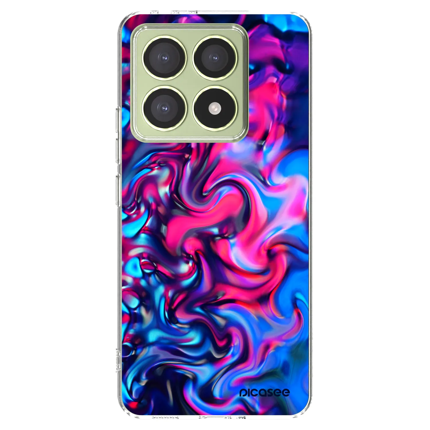 Picasee silikonska prozirna maskica za Xiaomi 14T - Redlight