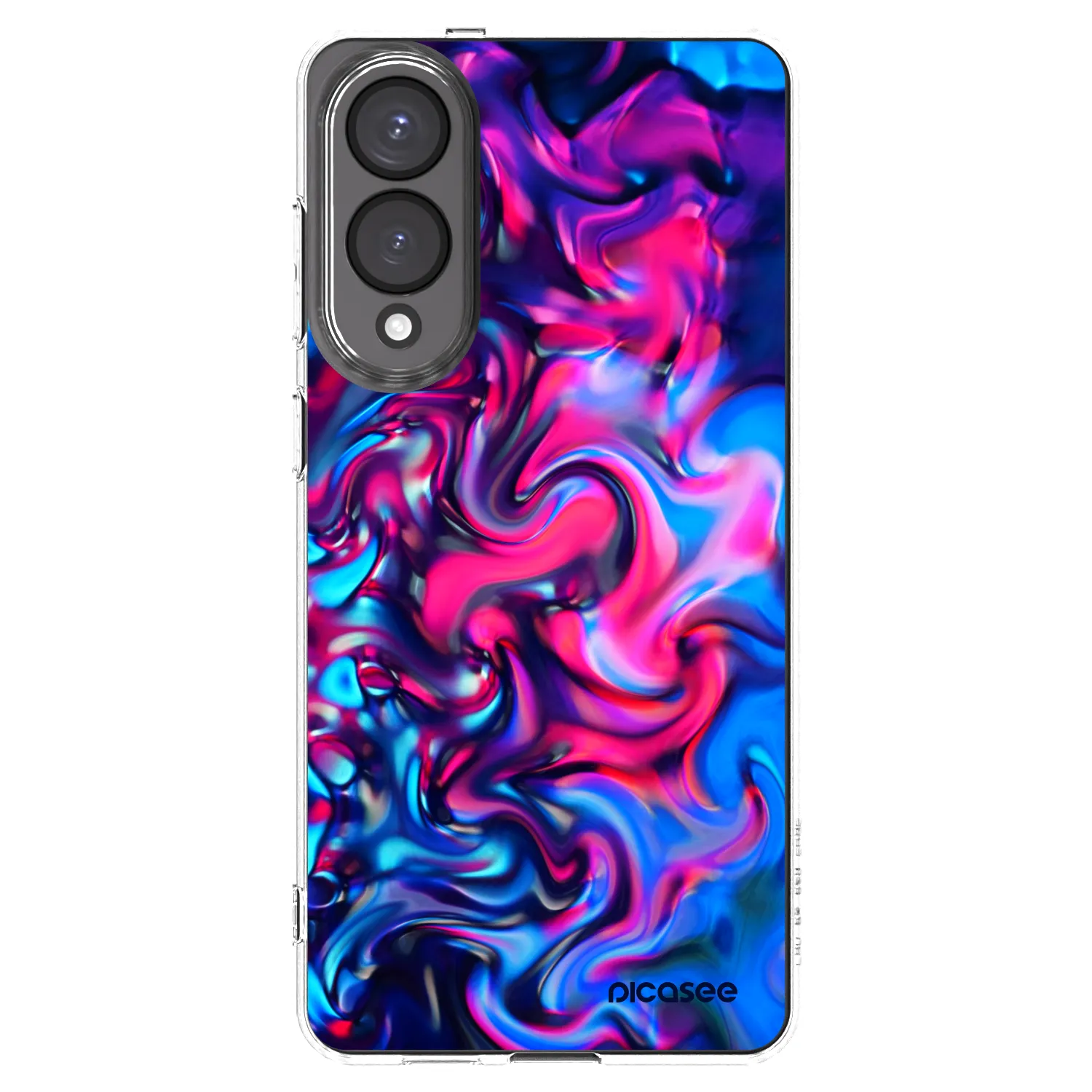 Picasee silikonska prozirna maskica za Samsung Galaxy S25 Edge 5G - Redlight