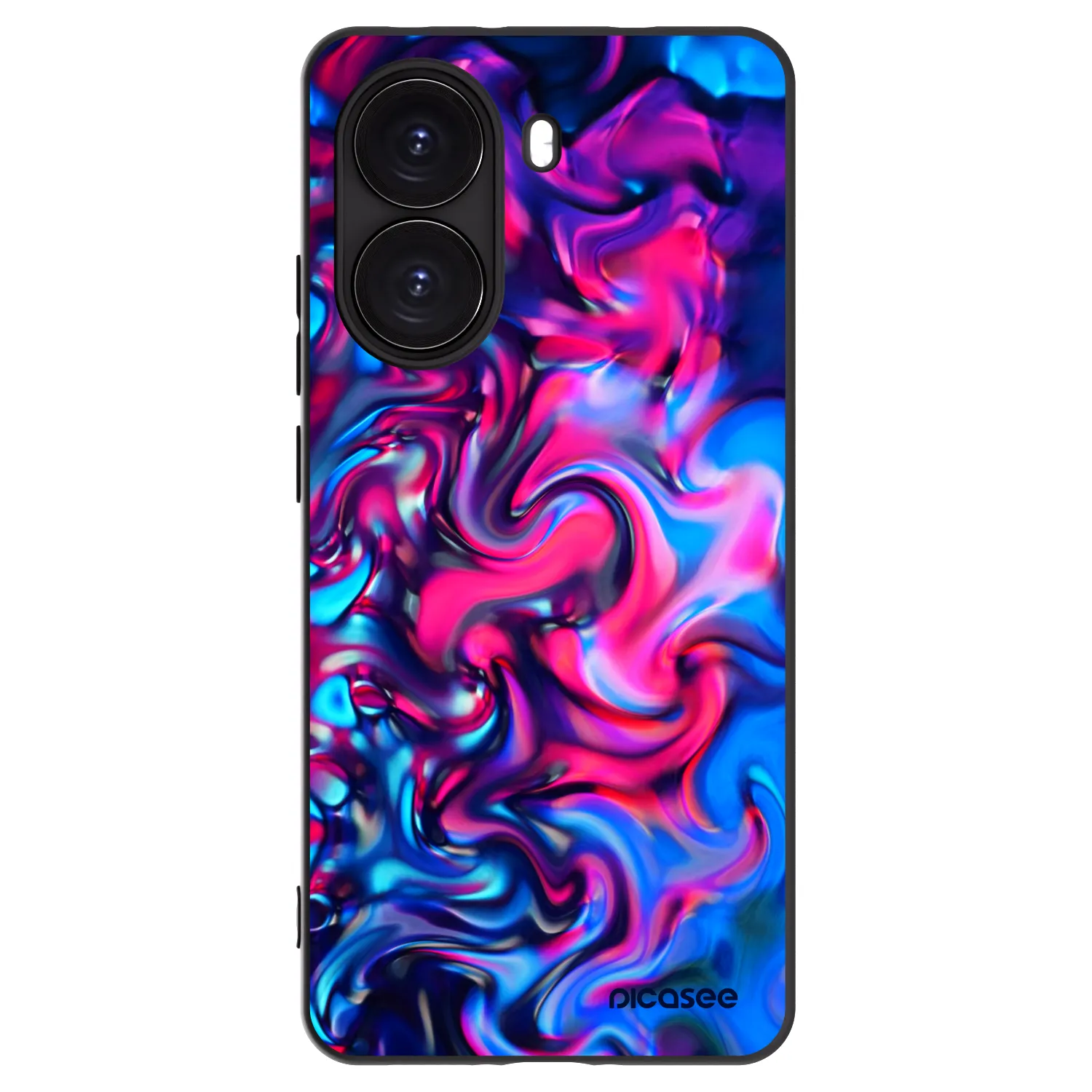 Picasee crna silikonska maskica za Xiaomi Poco X7 Pro 5G - Redlight