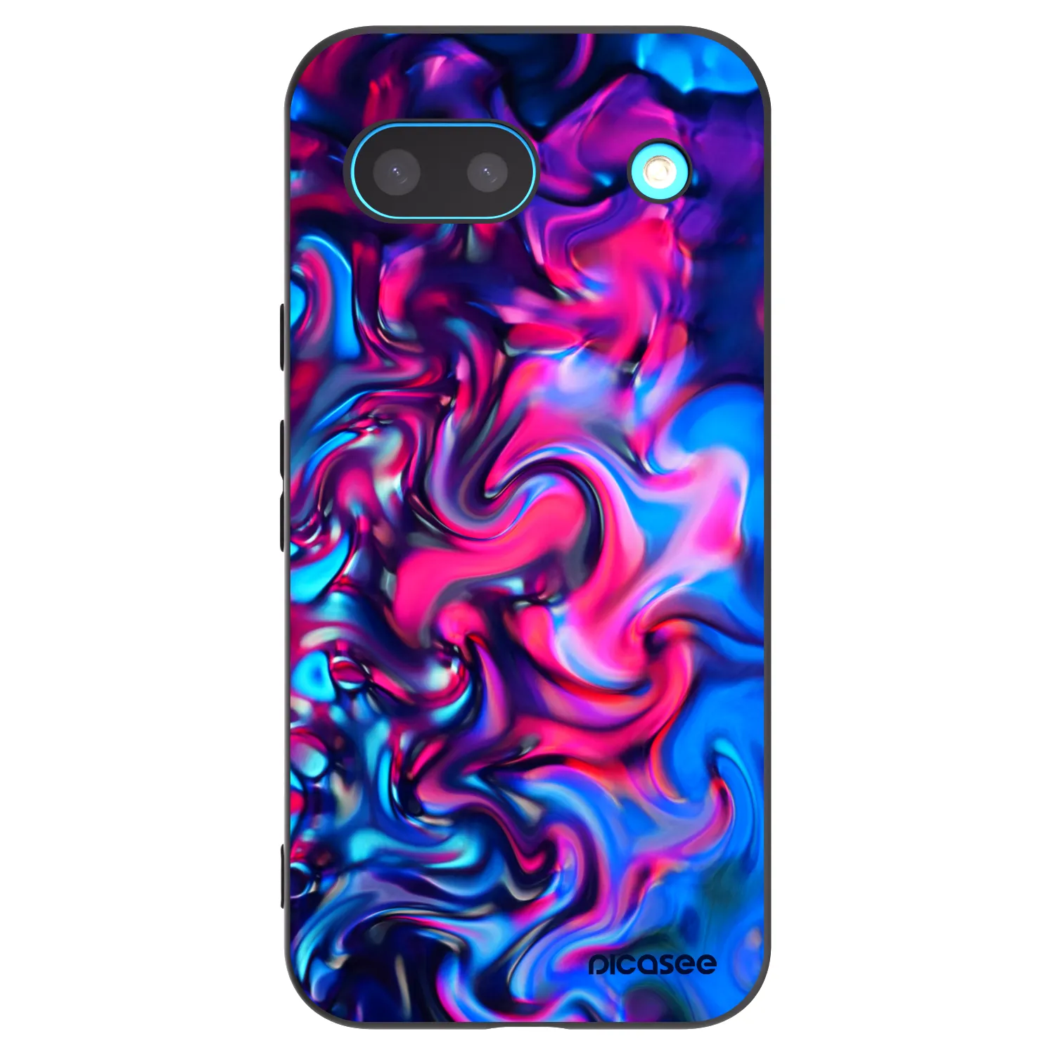 Picasee crna silikonska maskica za Google Pixel 8 - Redlight