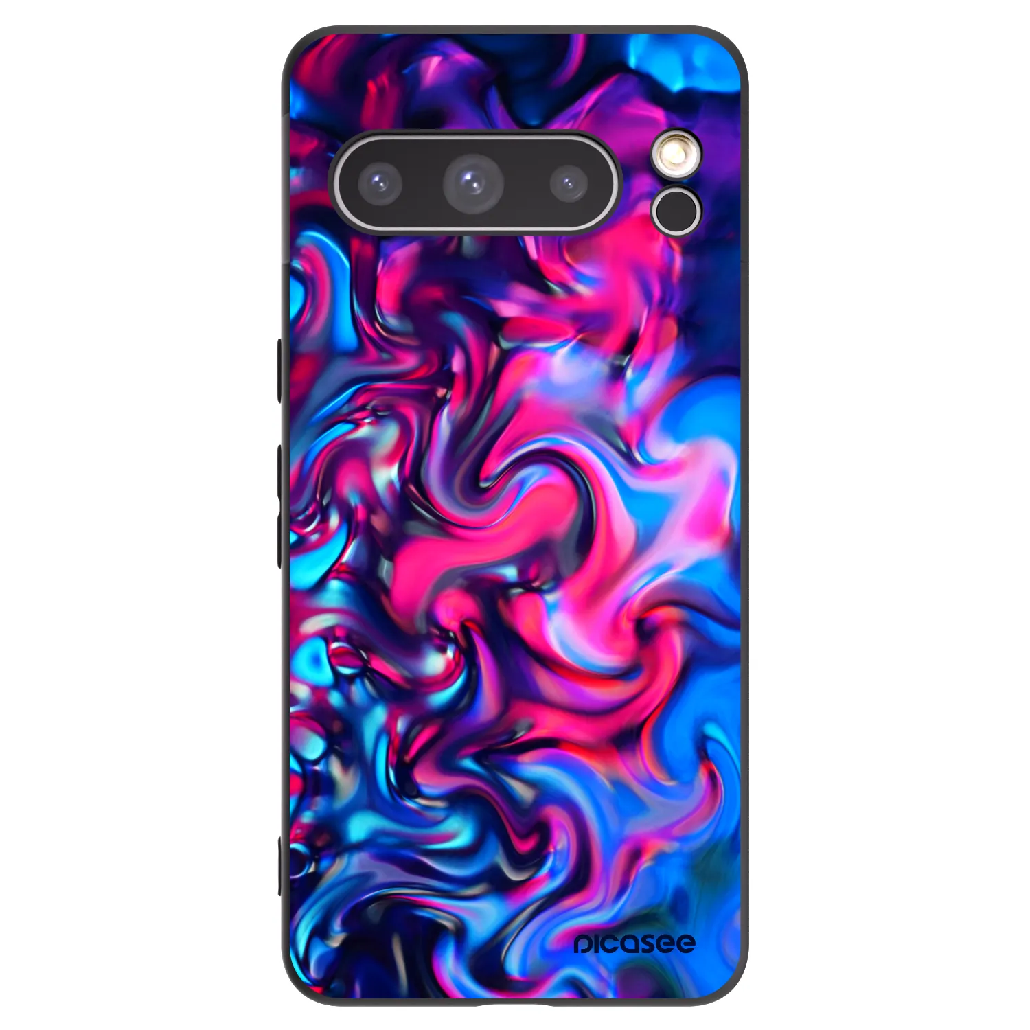 Picasee crna silikonska maskica za Google Pixel 8 Pro - Redlight