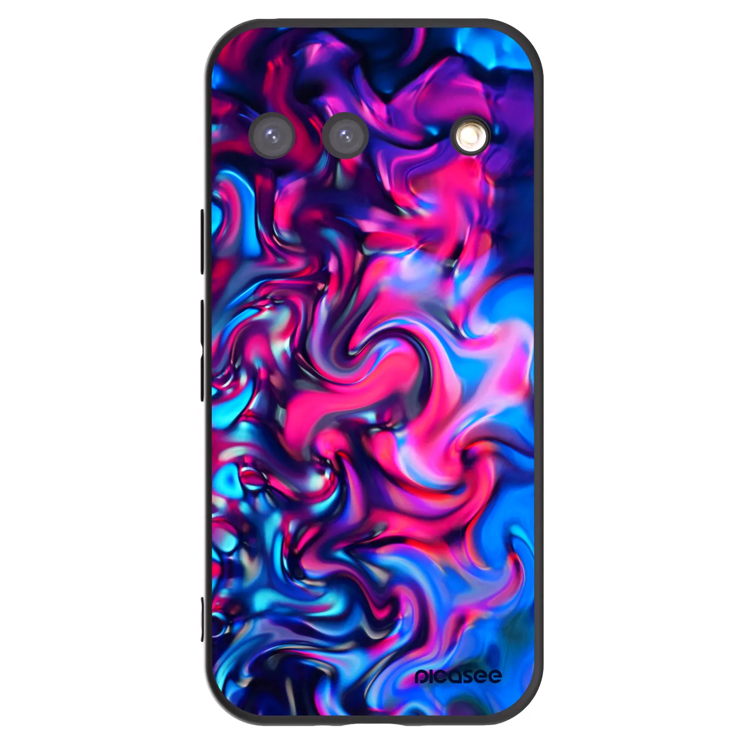 Picasee crna silikonska maskica za Google Pixel 9 - Redlight
