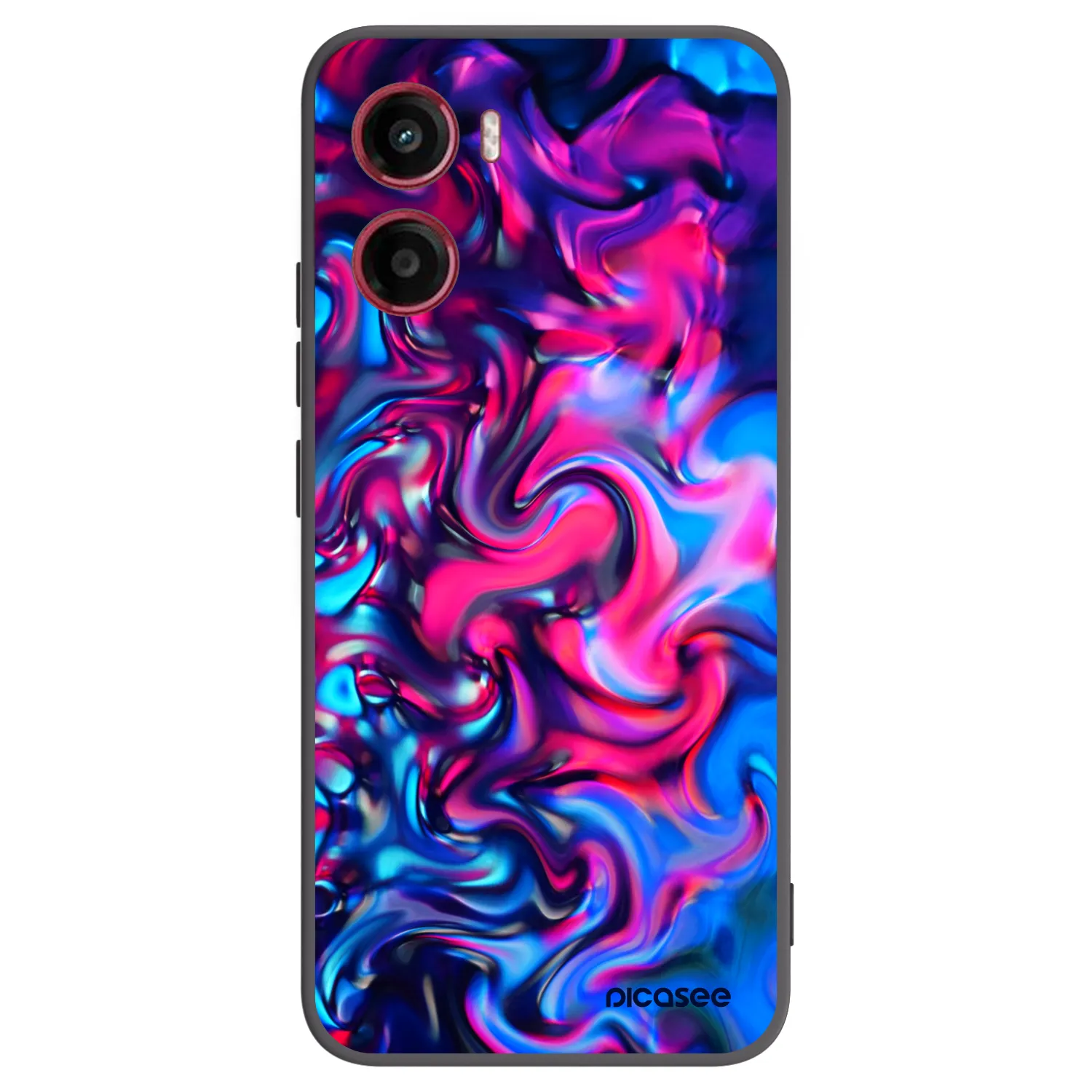 Picasee crna silikonska maskica za Motorola Moto G05 - Redlight